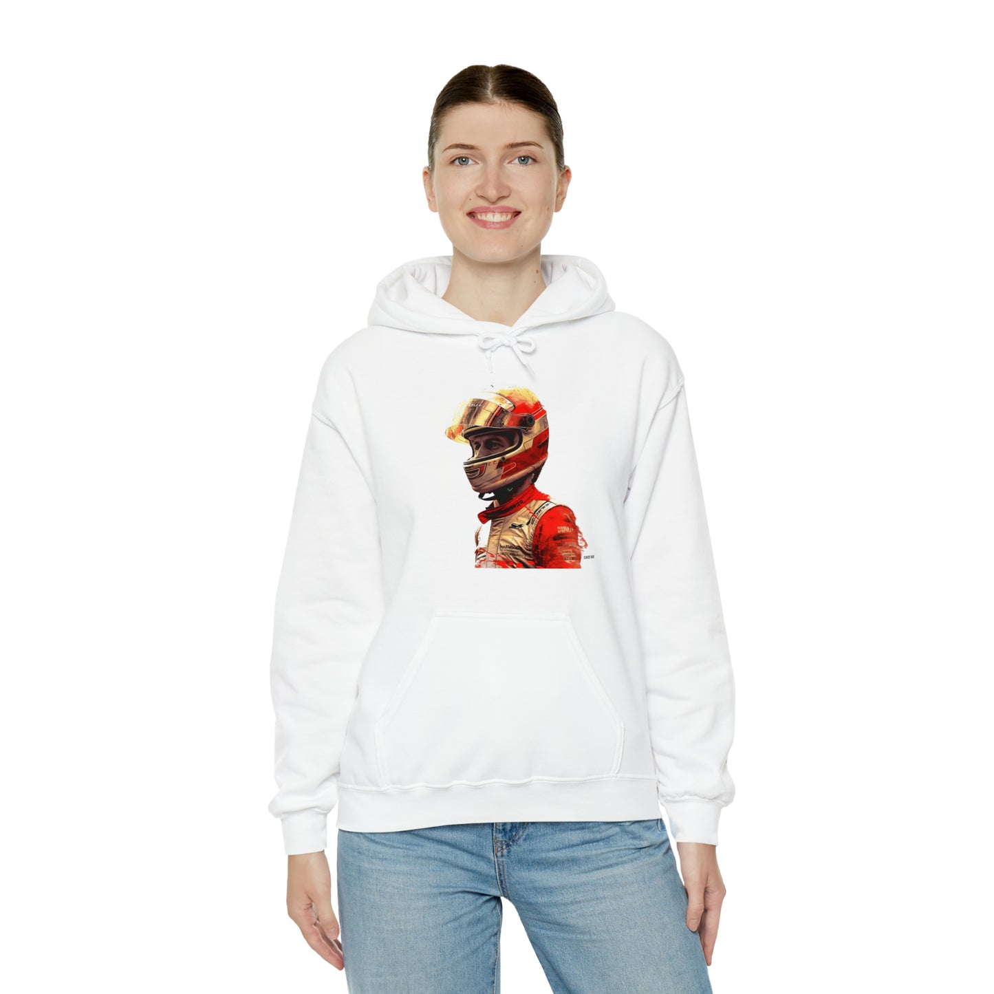 Racecar Driver, Unisex Heavy Blend Hooded Sweatshirt