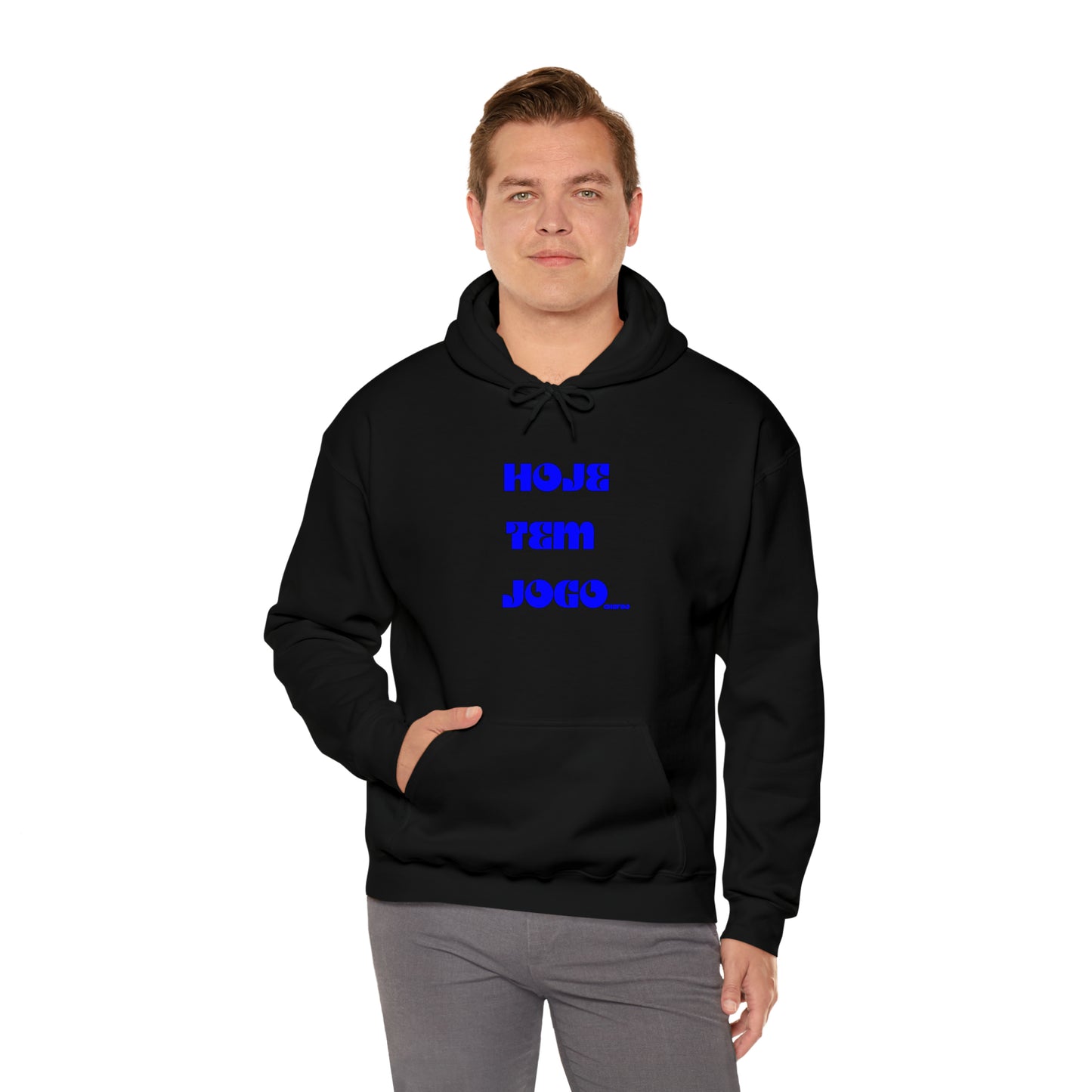 Hoje Tem Jogo I, Unisex Heavy Blend Hooded Sweatshirt