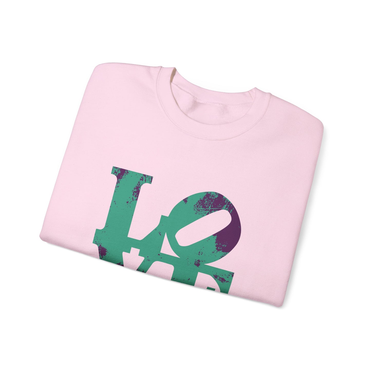 Chefao Love Blocks I, Unisex Heavy Blend™ Crewneck Sweatshirt