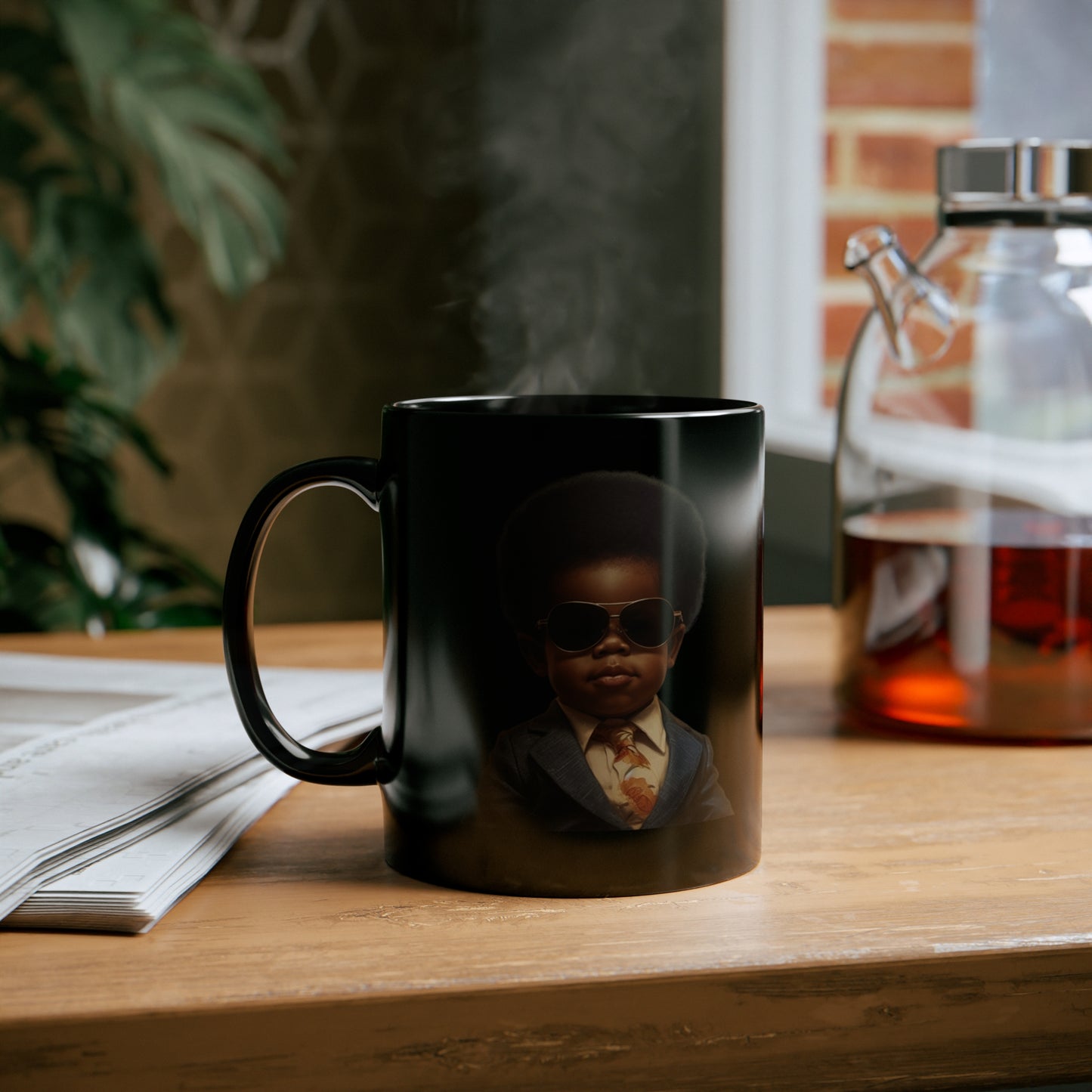 Little Boss, 11oz Black Coffee Mug