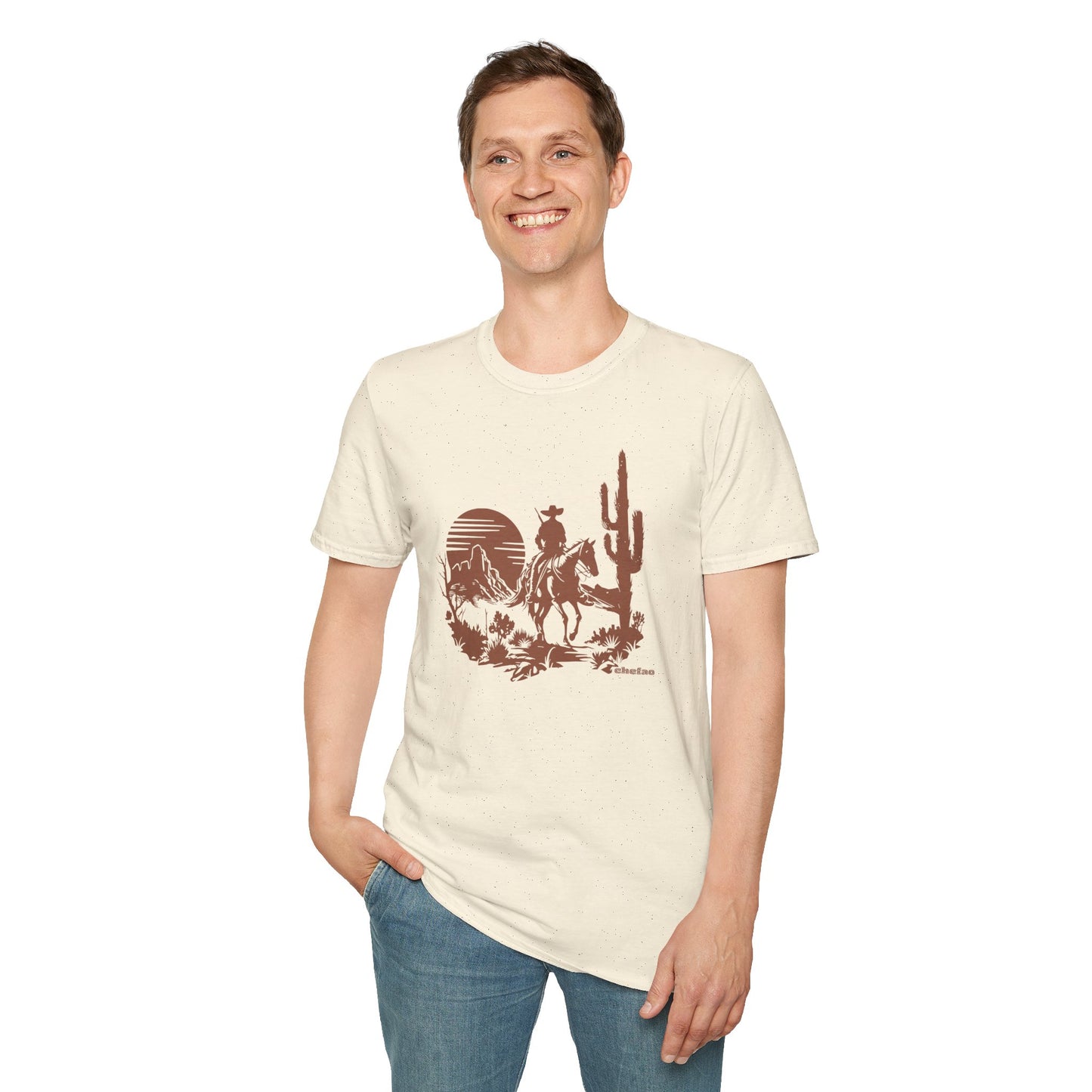 Chefao Cowboy IX, Unisex Softstyle T-Shirt