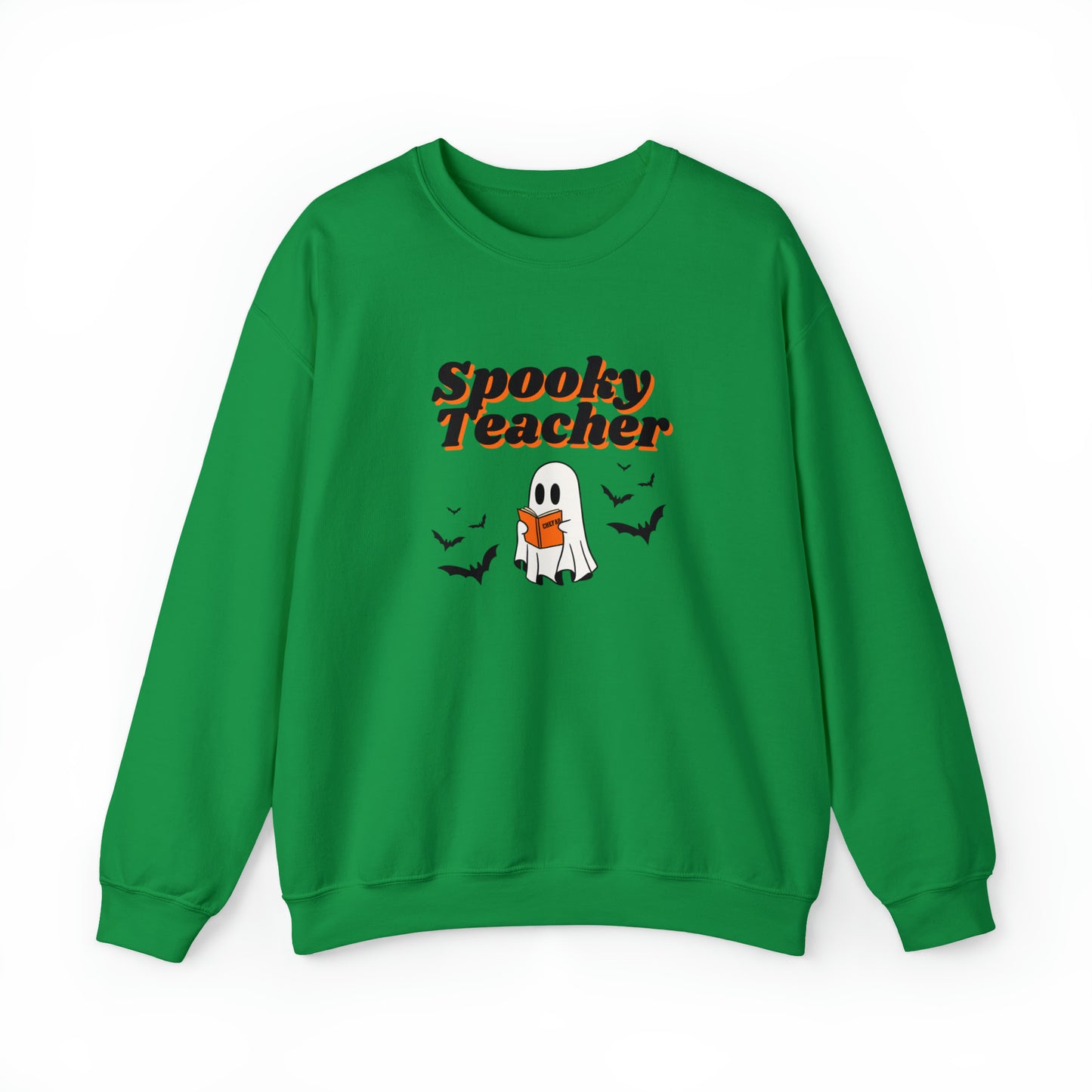 Spooky Teacher, Unisex Heavy Blend Crewneck Sweatshirt