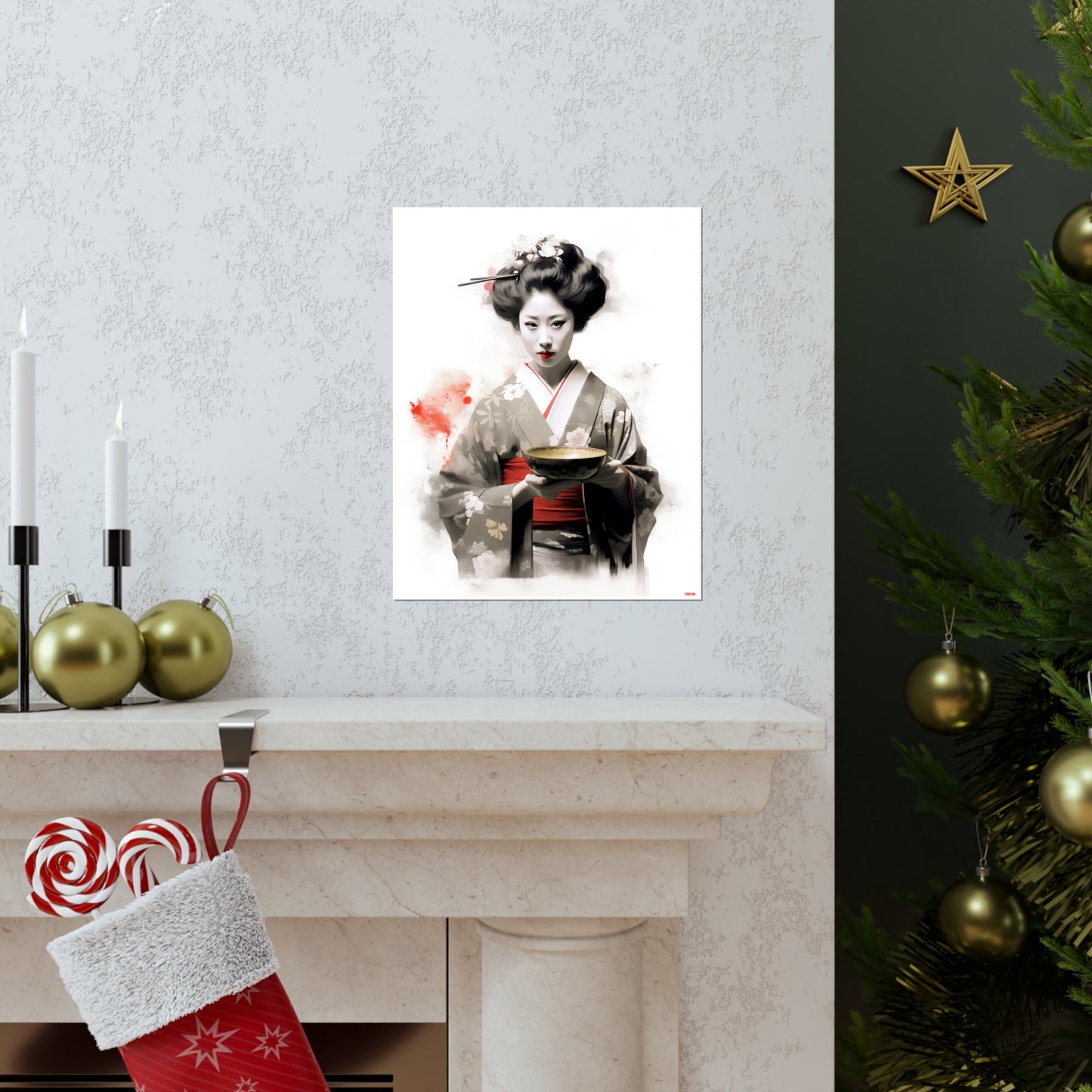 The Geisha, Premium Matte Vertical Posters