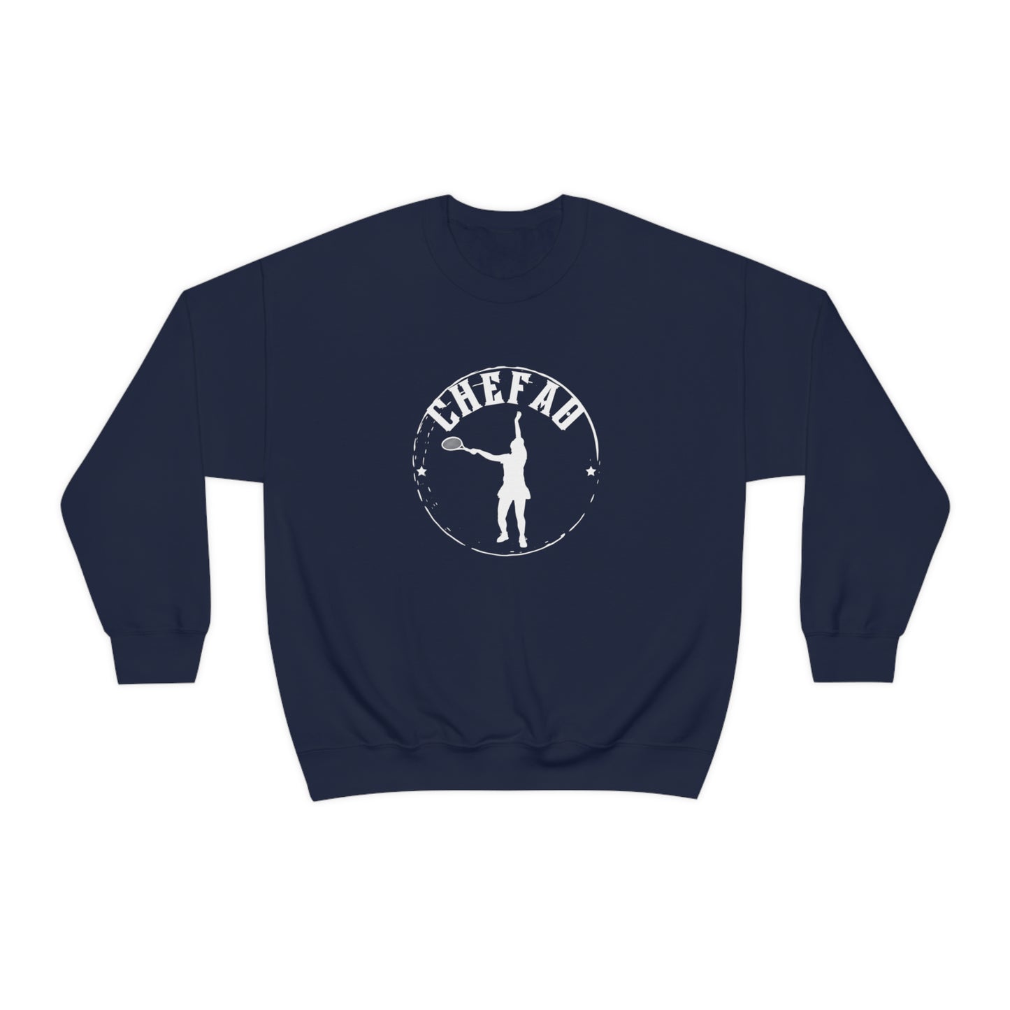 Chefao Tennis I, Unisex Heavy Blend Crewneck Sweatshirt
