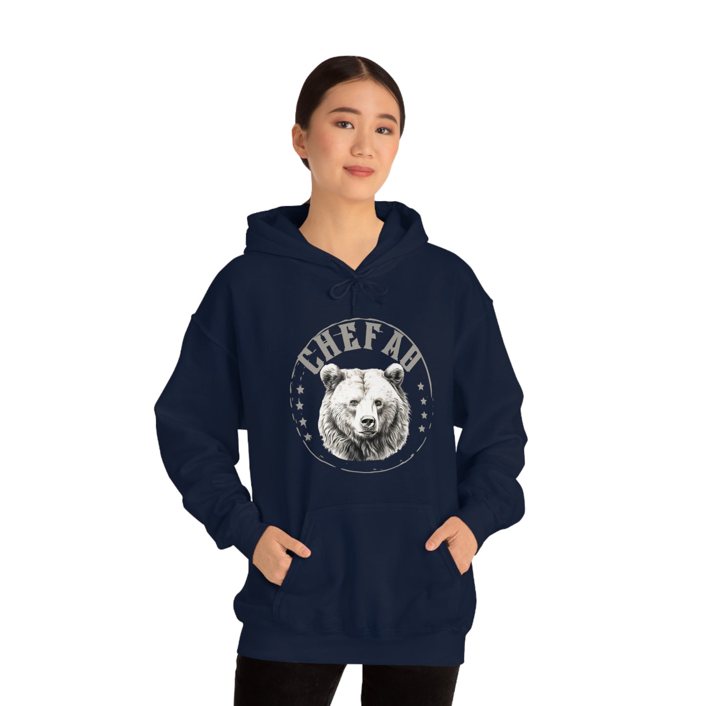 Chefao Bear I, Unisex Heavy Blend Hooded Sweatshirt