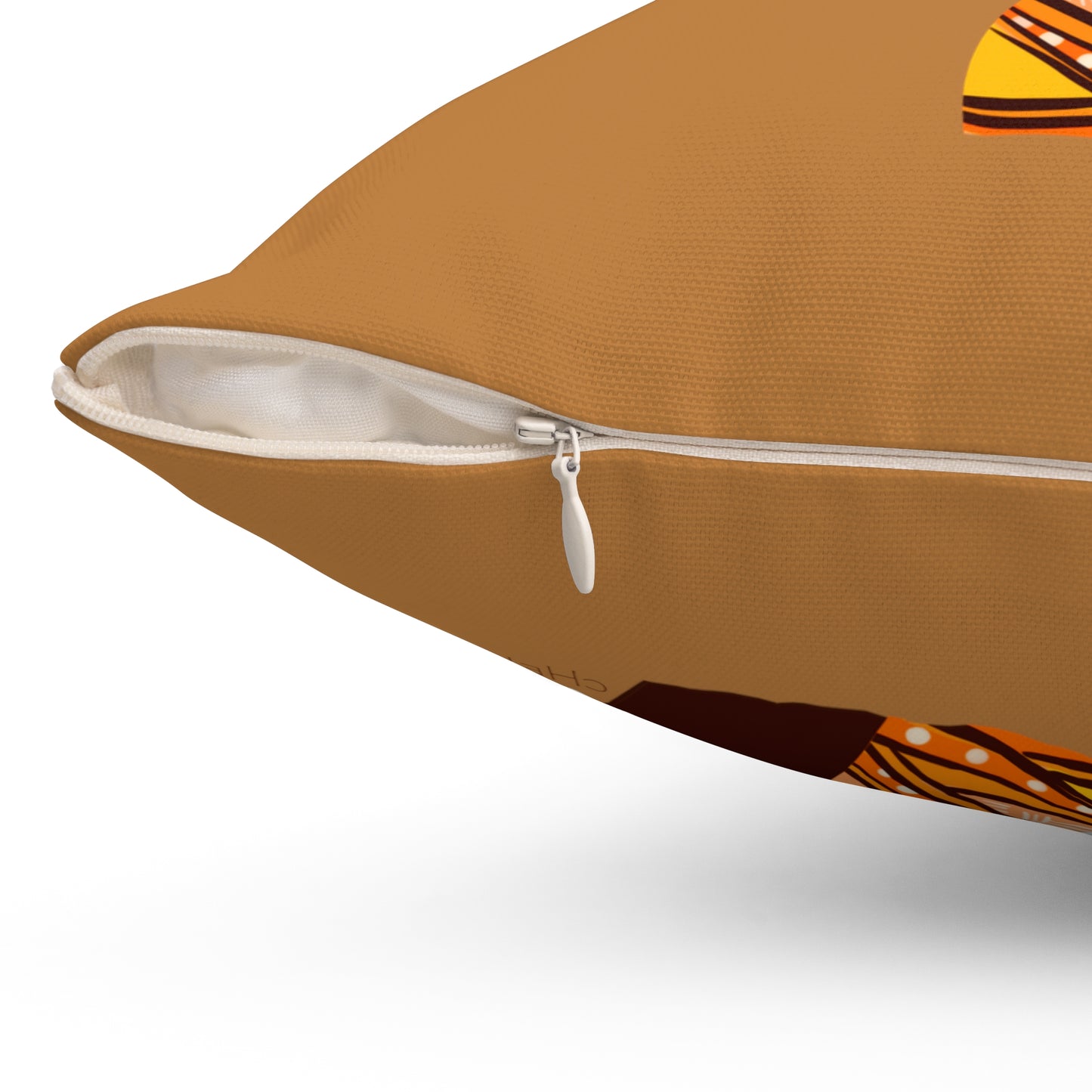Birth of Humanity™ I, Spun Polyester Square Pillow