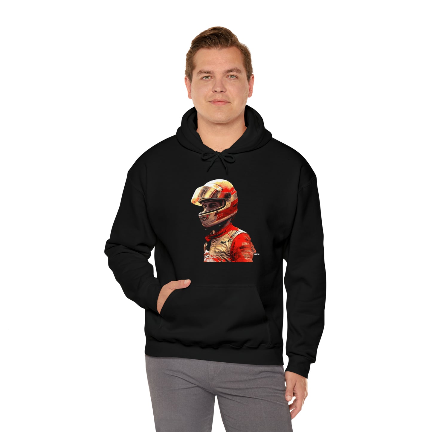 Racecar Driver, Unisex Heavy Blend Hooded Sweatshirt