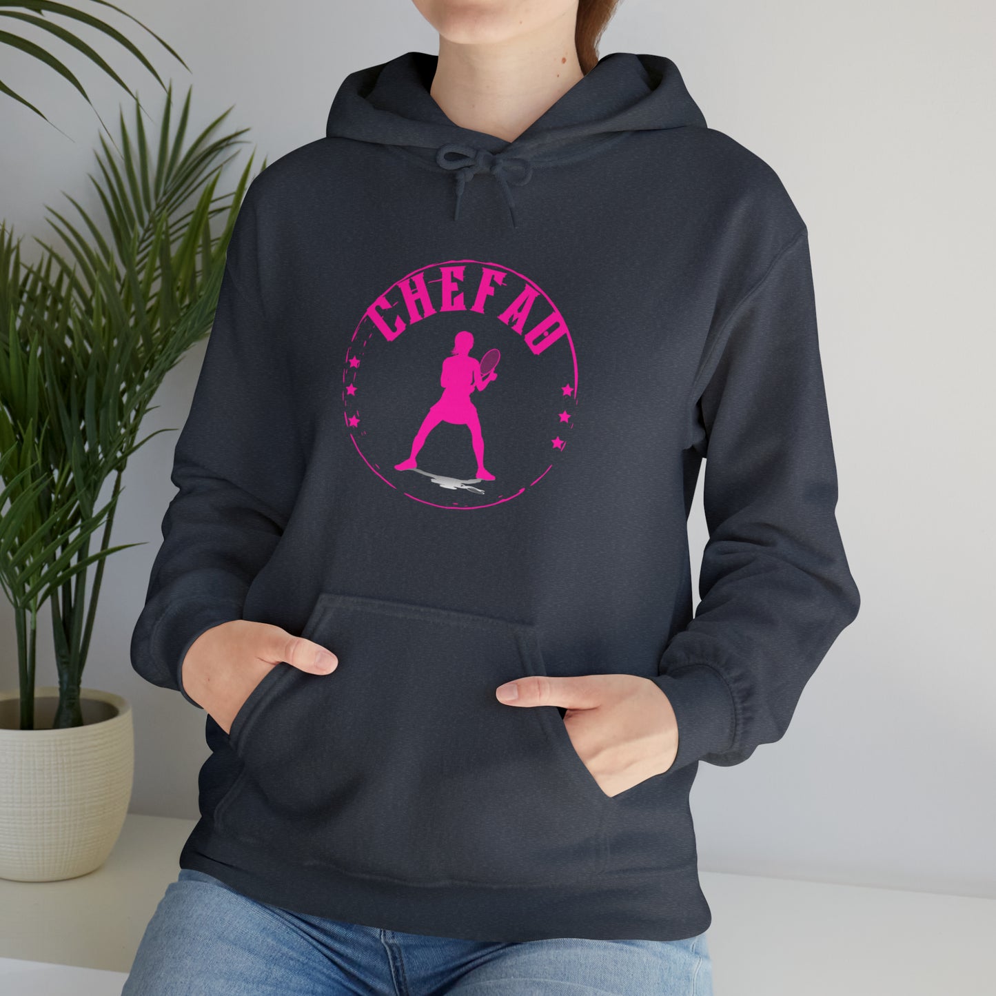 Chefao Tennis IV, Unisex Heavy Blend Hooded Sweatshirt