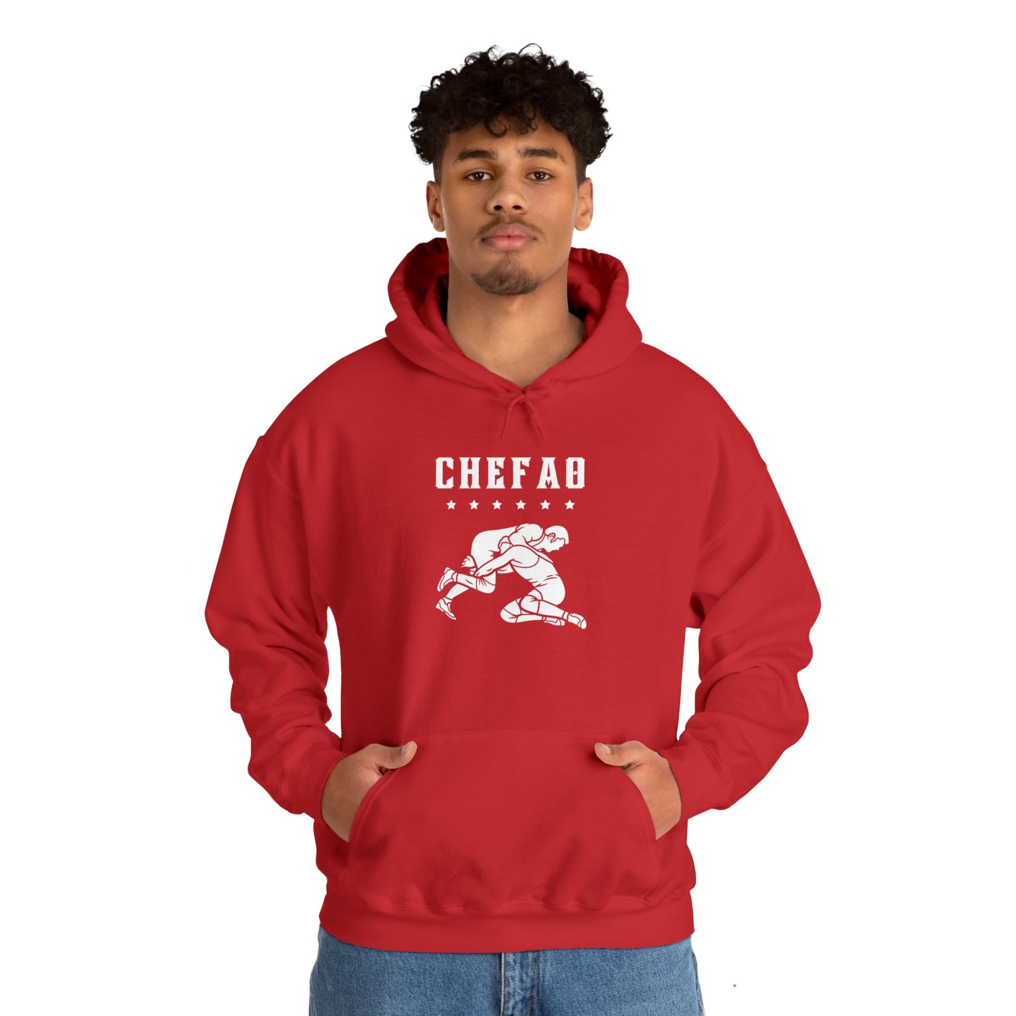 Chefao Wrestling V, Unisex Heavy Blend Hooded Sweatshirt