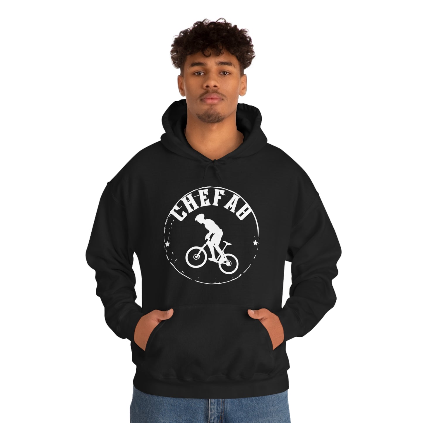Chefao BMX I, Unisex Heavy Blend Hooded Sweatshirt
