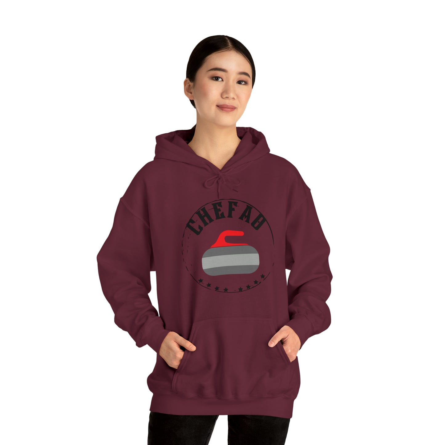 Chefao Curling I, Unisex Heavy Blend Hooded Sweatshirt