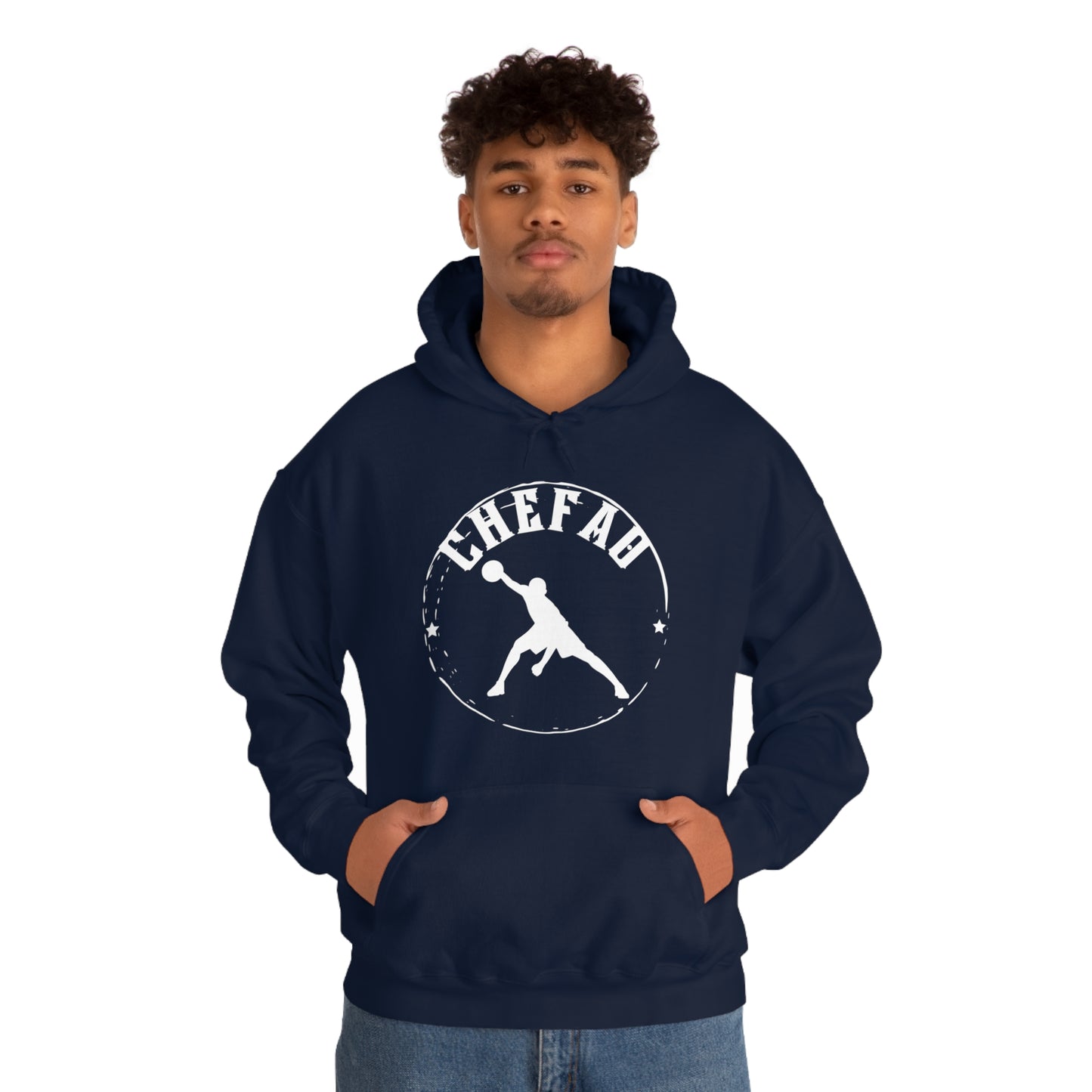 Chefao Basketball III, Unisex Heavy Blend Hooded Sweatshirt