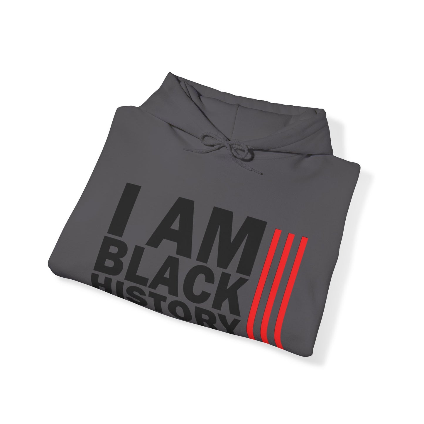 Chefao I Am Black History I, Unisex Heavy Blend Hooded Sweatshirt
