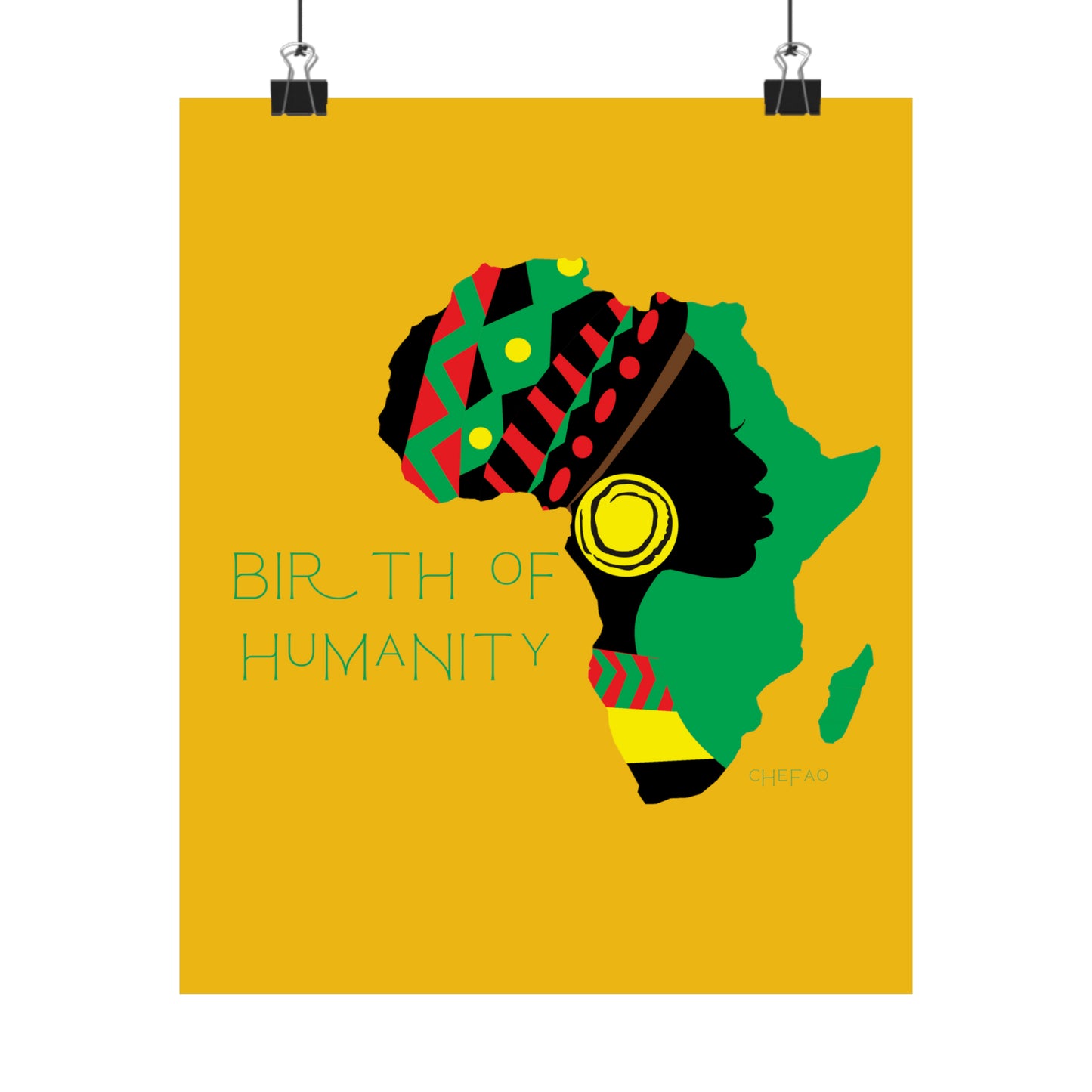 Birth of Humanity™ II, Matte Vertical Posters