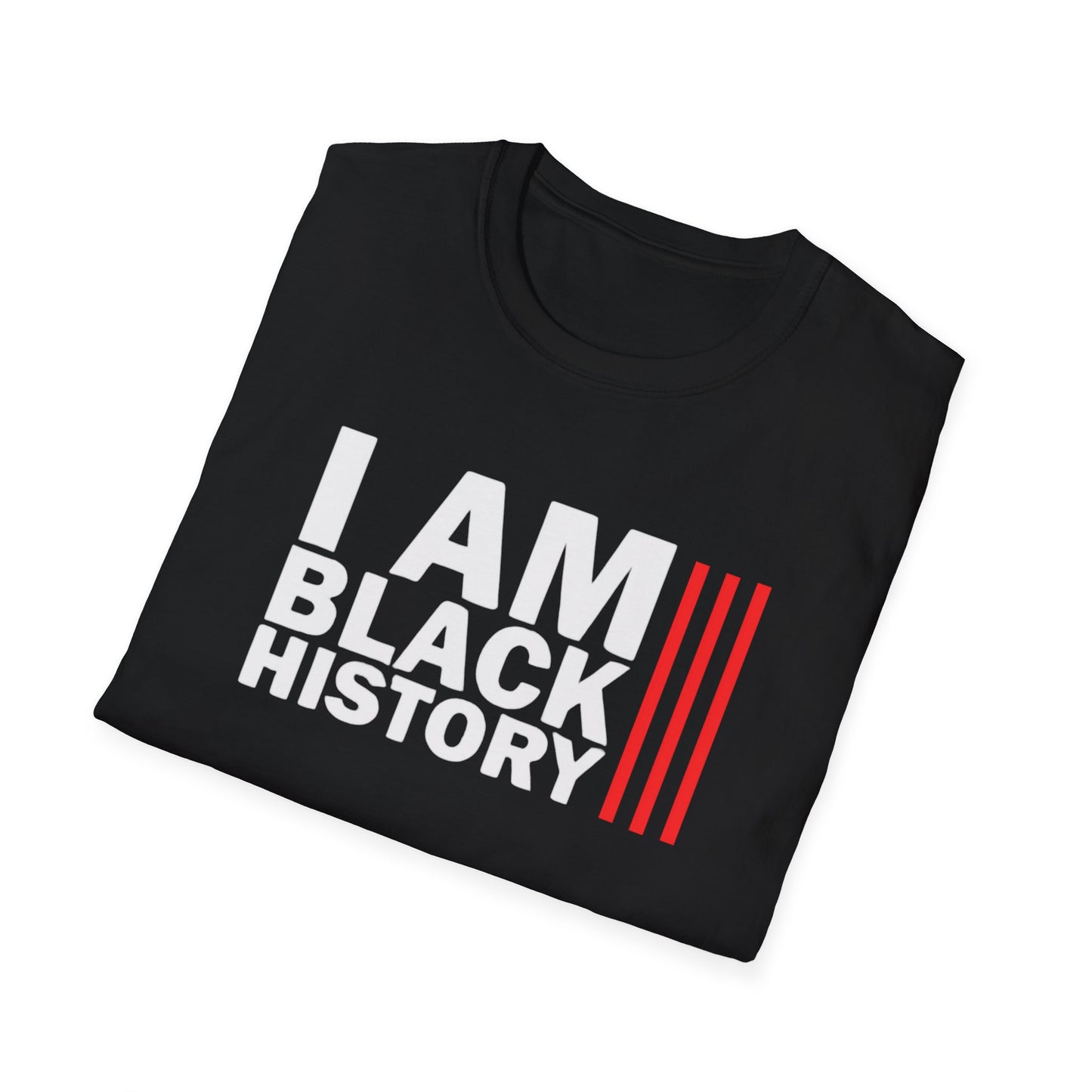 Chefao I Am Black History I, Unisex Softstyle T-Shirt