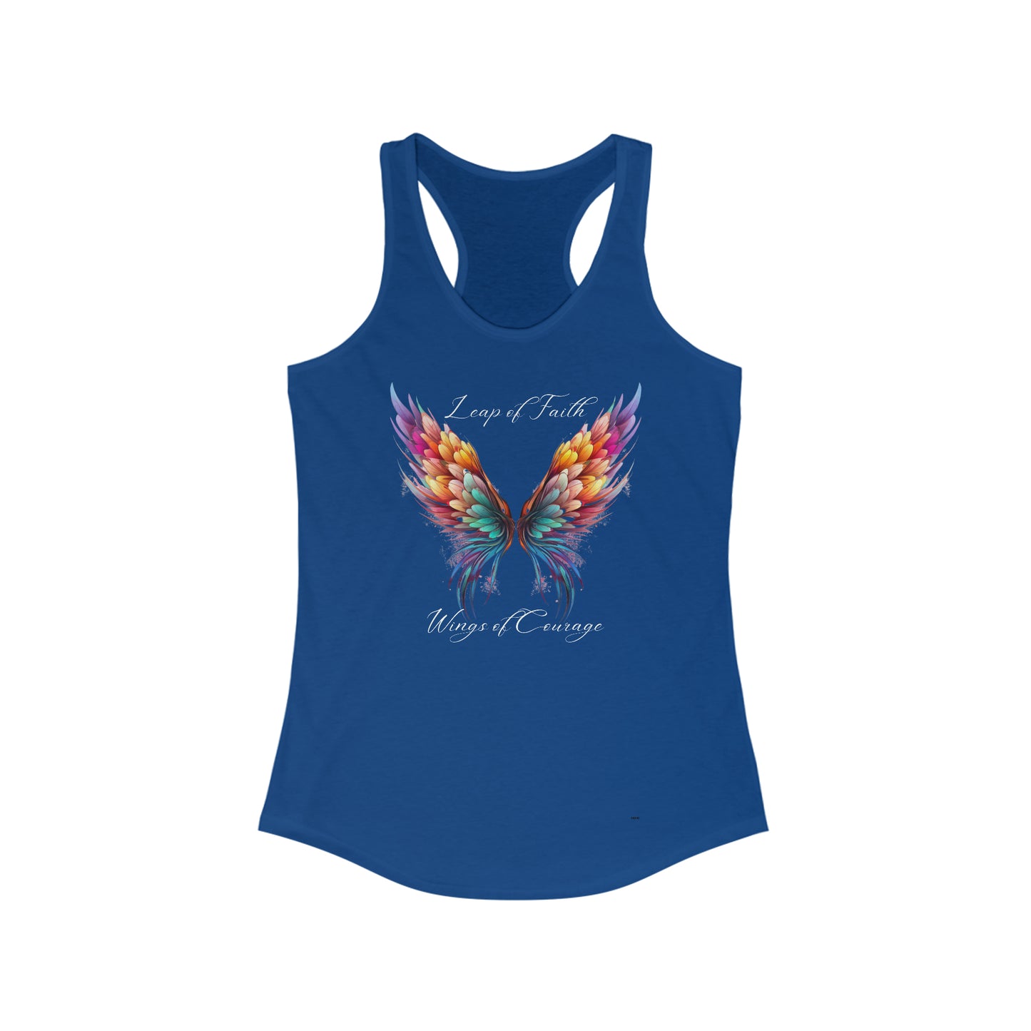 Leap of Faith, Wings of Courage, Women's Racerback Tank