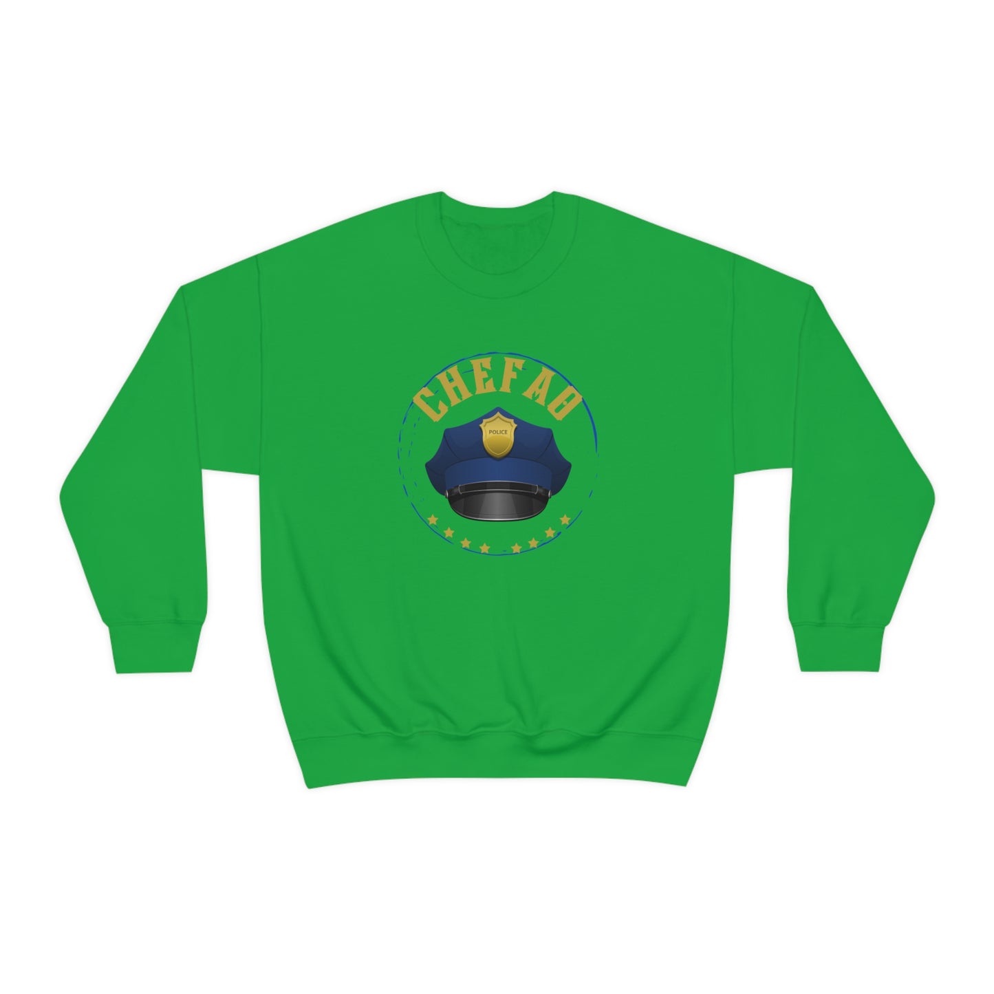 Chefao Police III, Unisex Heavy Blend Crewneck Sweatshirt
