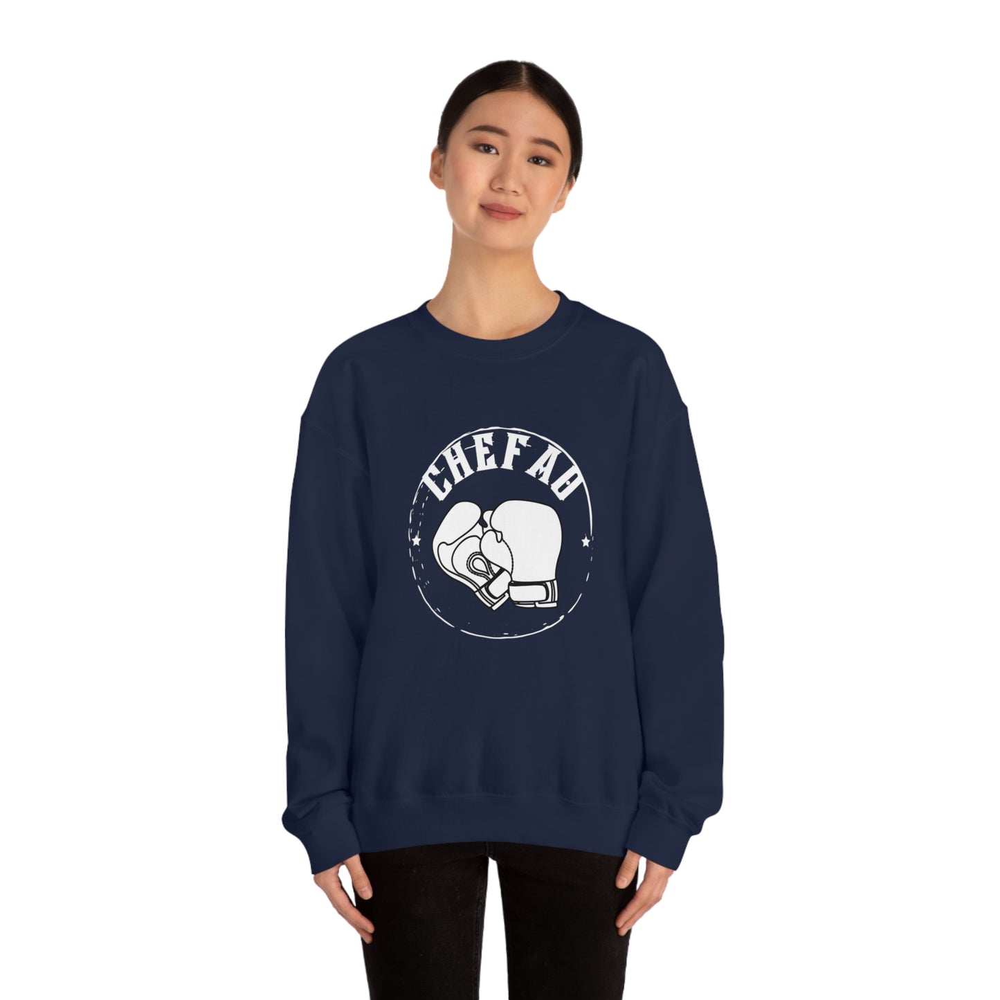 Chefao Boxing I, Unisex Heavy Blend Crewneck Sweatshirt