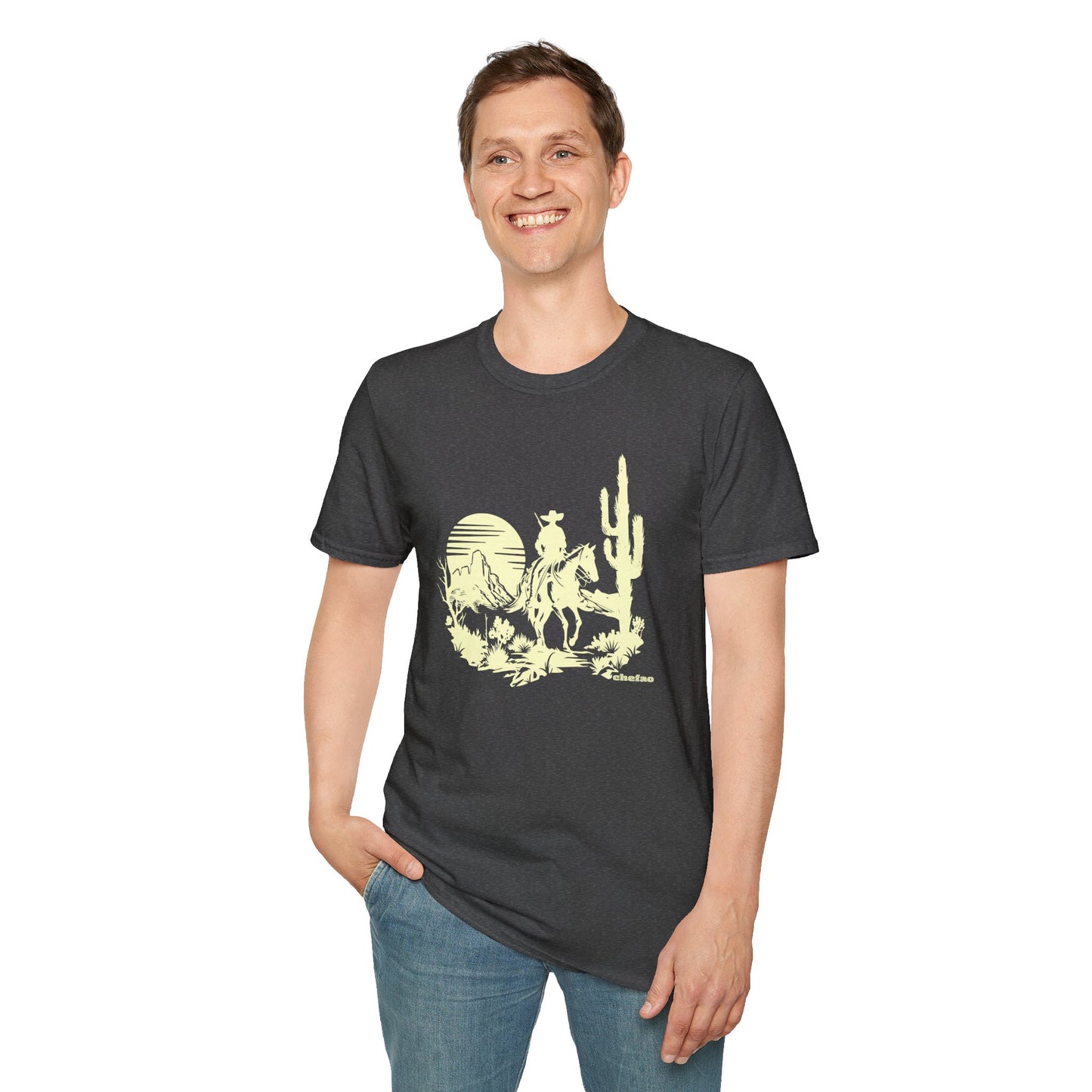Chefao Cowboy IX, Unisex Softstyle T-Shirt
