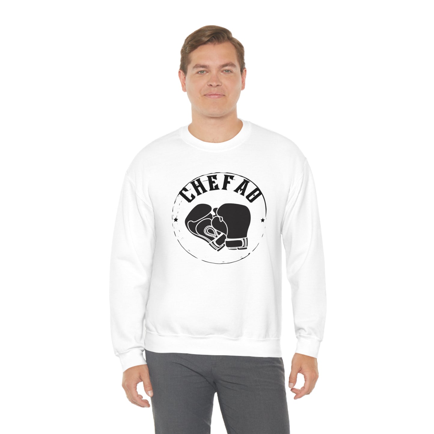 Chefao Boxing I, Unisex Heavy Blend Crewneck Sweatshirt
