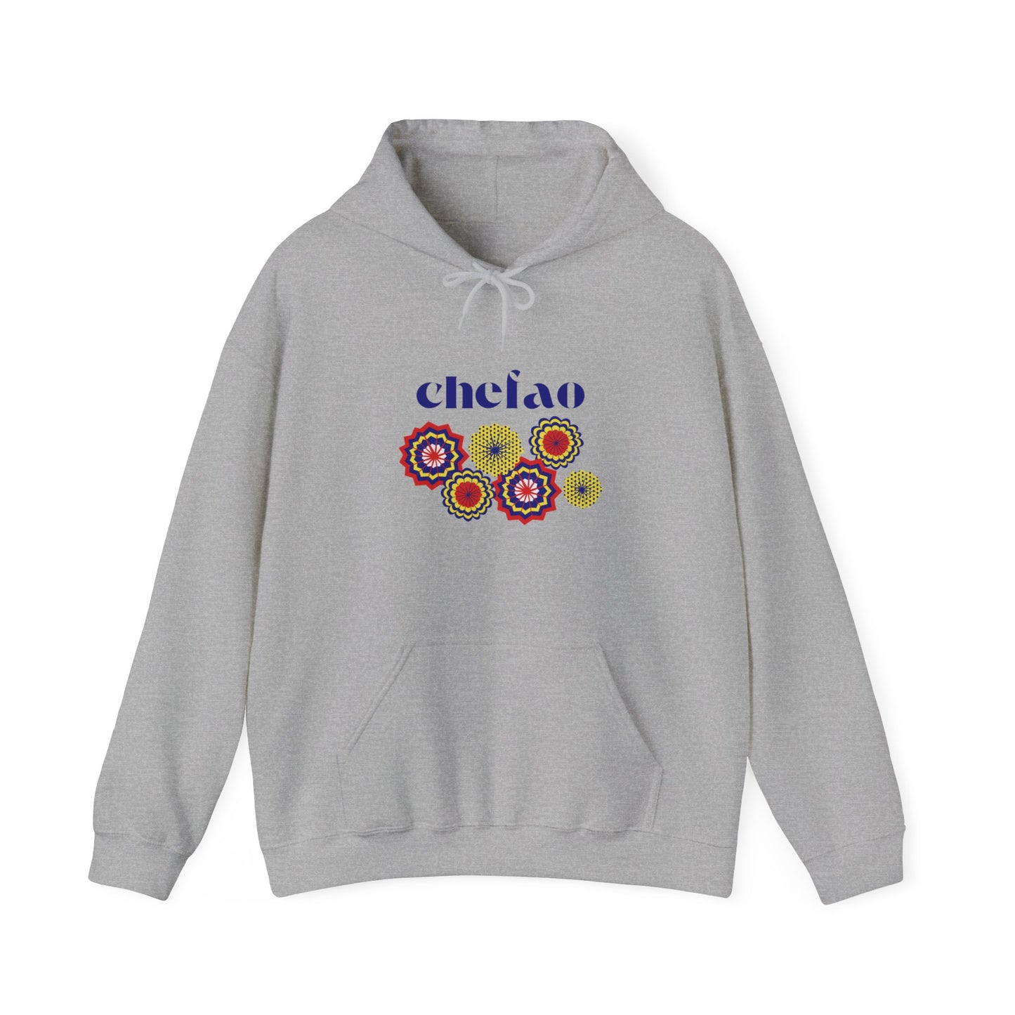 Chefao Paper Fans I, Unisex Heavy Blend Hooded Sweatshirt