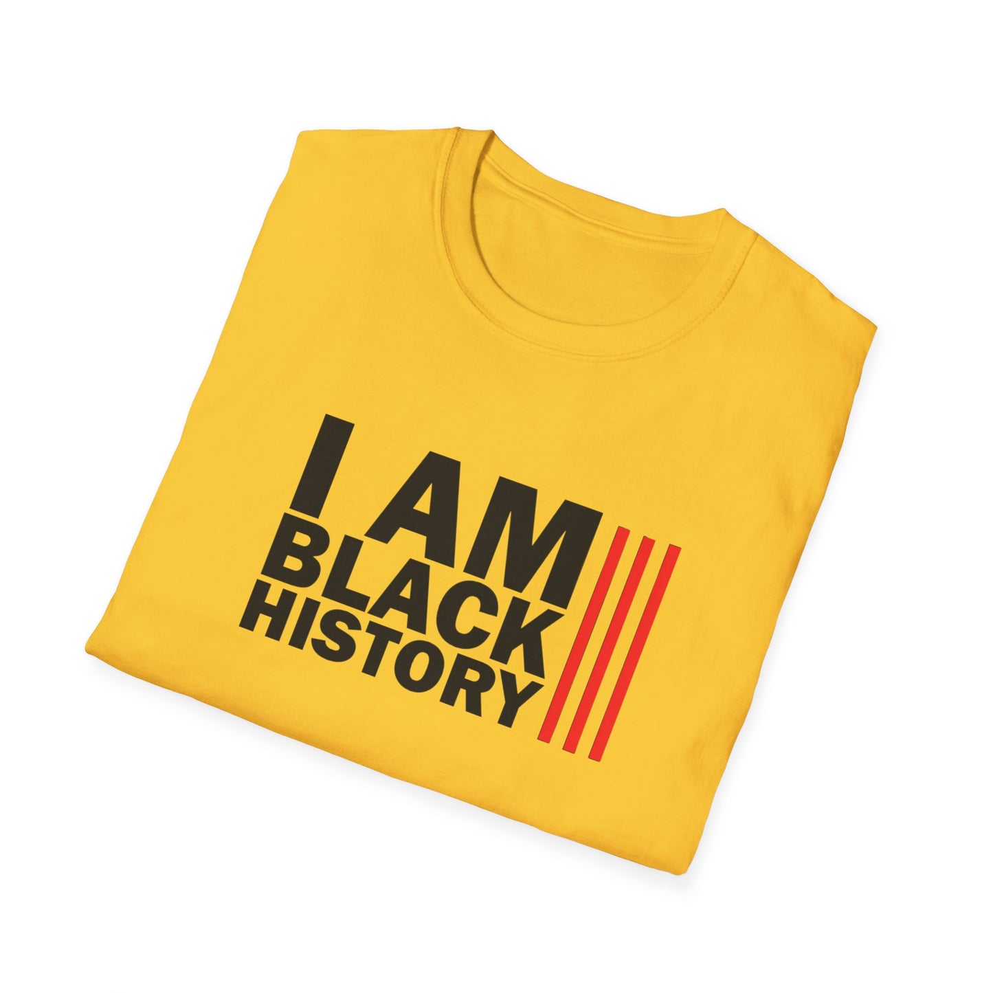 Chefao I Am Black History I, Unisex Softstyle T-Shirt