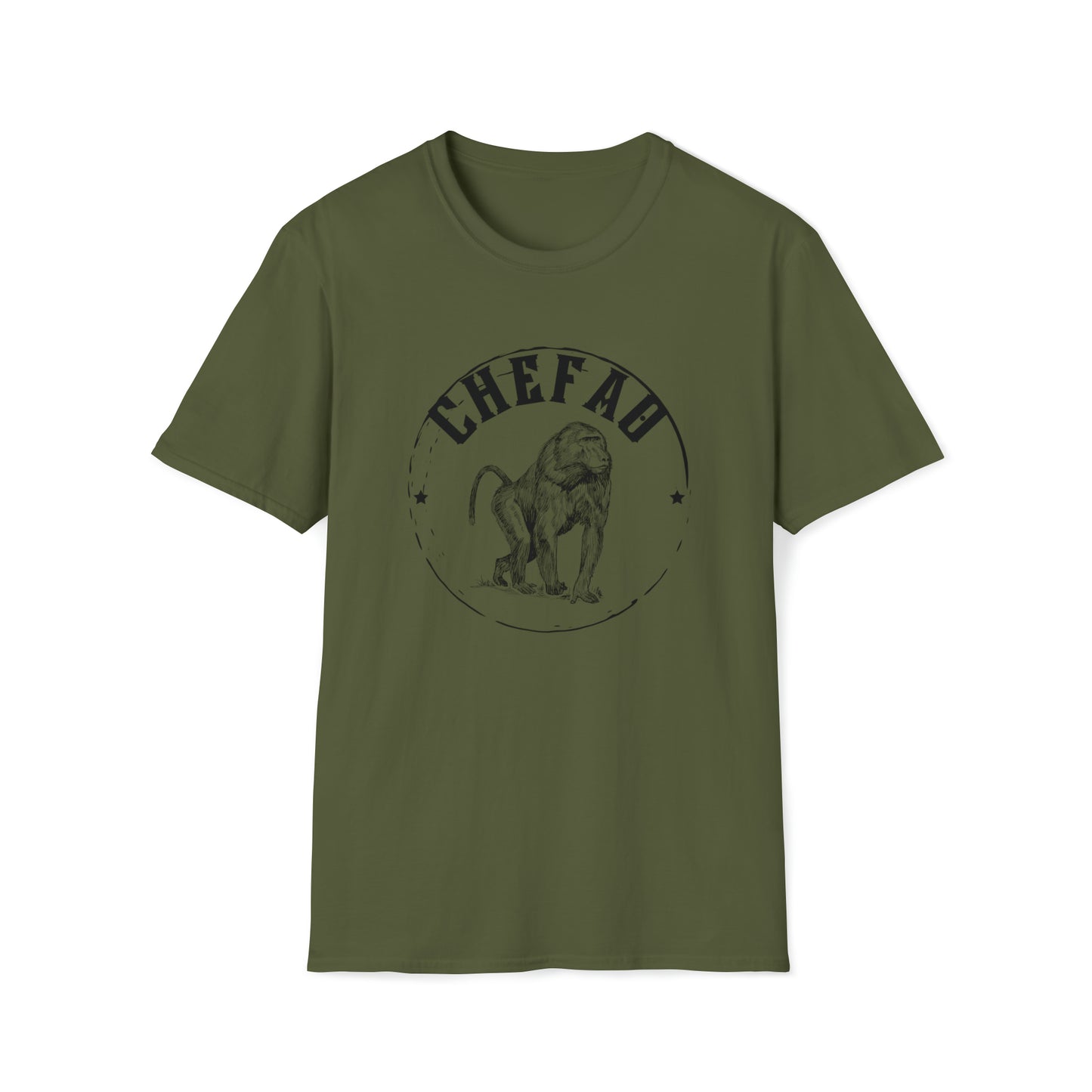 Chefao Baboon I, Unisex Softstyle T-Shirt