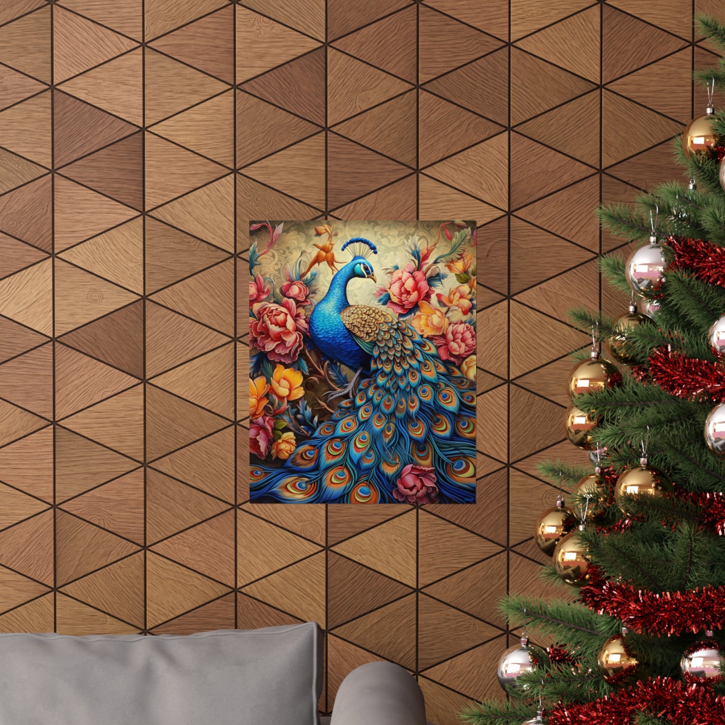 Peacock, Premium Matte Vertical Posters