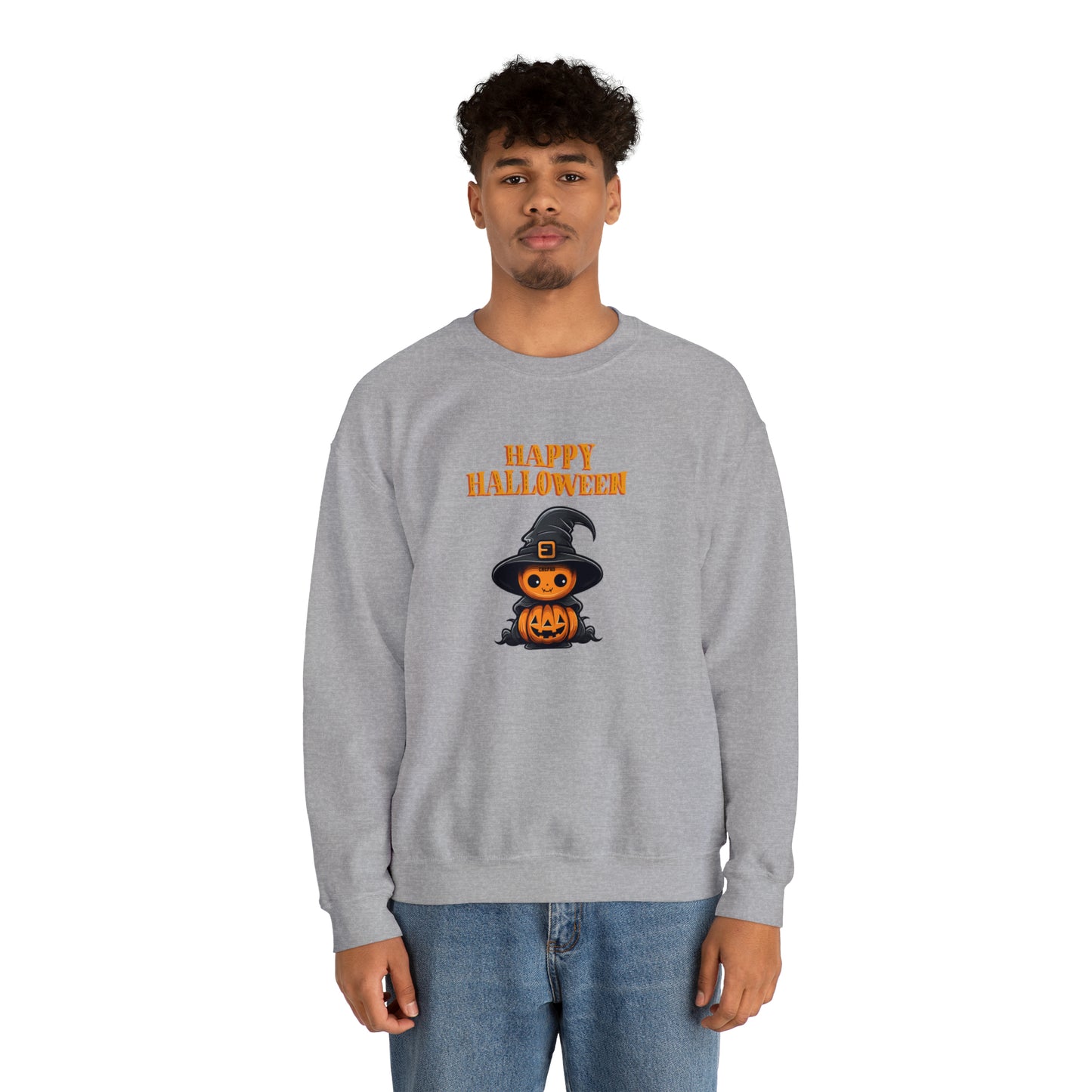 Happy Halloween, Unisex Heavy Blend Crewneck Sweatshirt