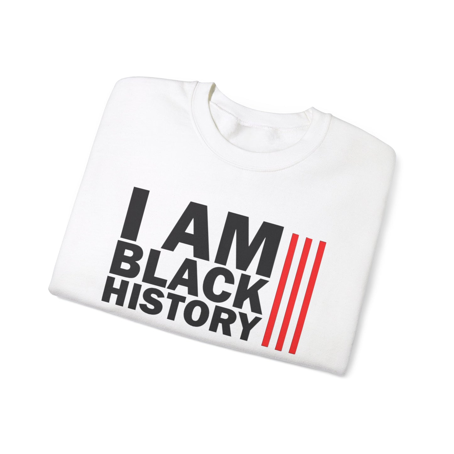 Chefao I Am Black History I, Unisex Heavy Blend™ Crewneck Sweatshirt