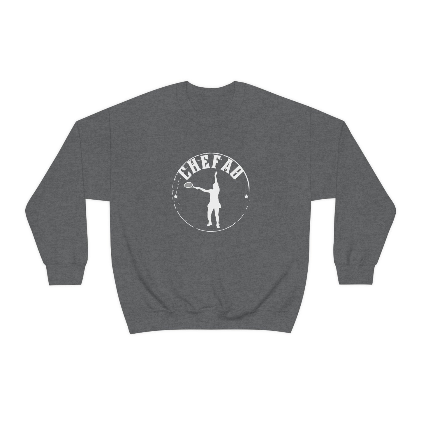 Chefao Tennis I, Unisex Heavy Blend Crewneck Sweatshirt