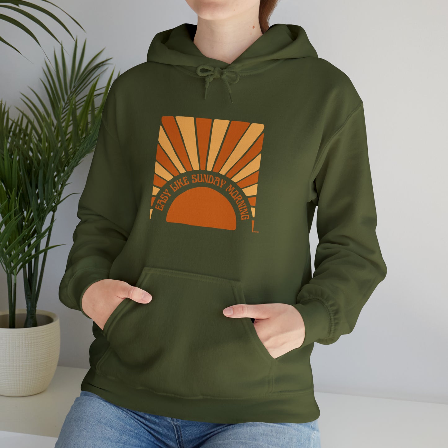Easy Like Sunday Morning, Unisex Heavy Blend Hooded Sweatshirt