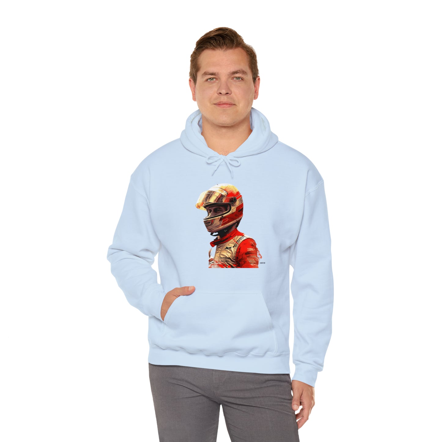 Racecar Driver, Unisex Heavy Blend Hooded Sweatshirt