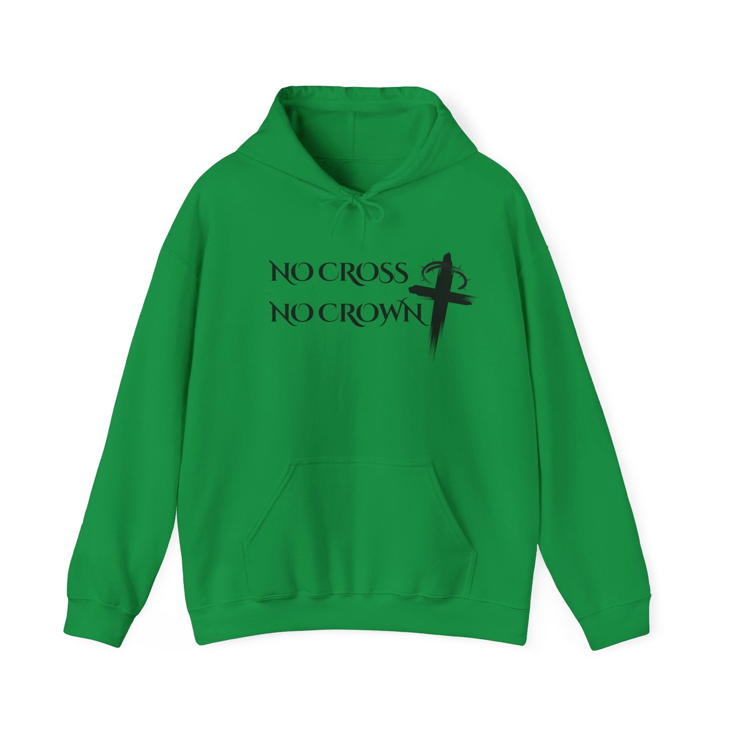 No Cross No Crown, Unisex Heavy Blend™ Hooded Sweatshirt