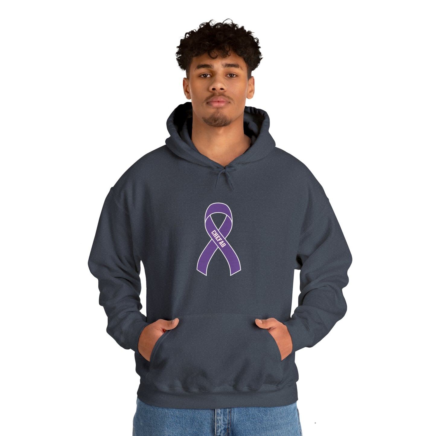 Chefao Cancer Awareness I, Unisex Heavy Blend™ Hooded Sweatshirt