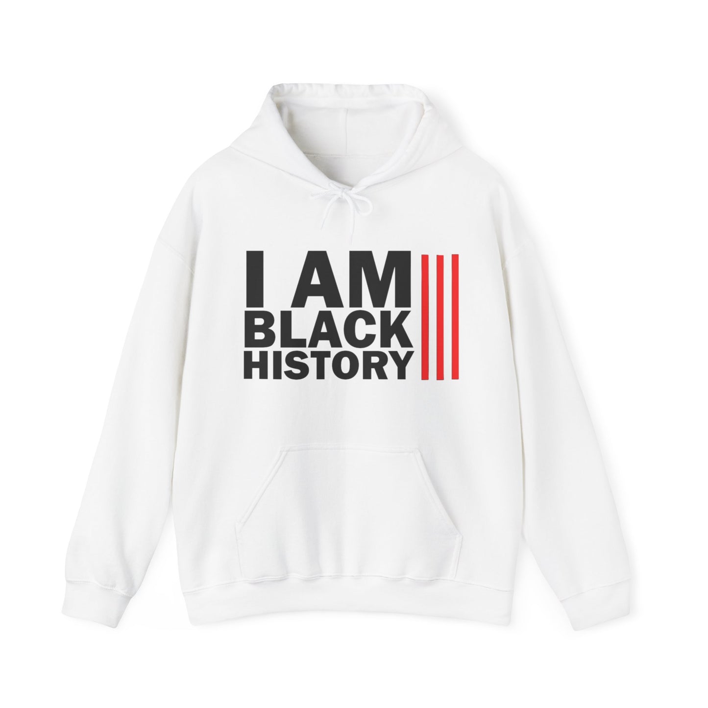Chefao I Am Black History I, Unisex Heavy Blend Hooded Sweatshirt