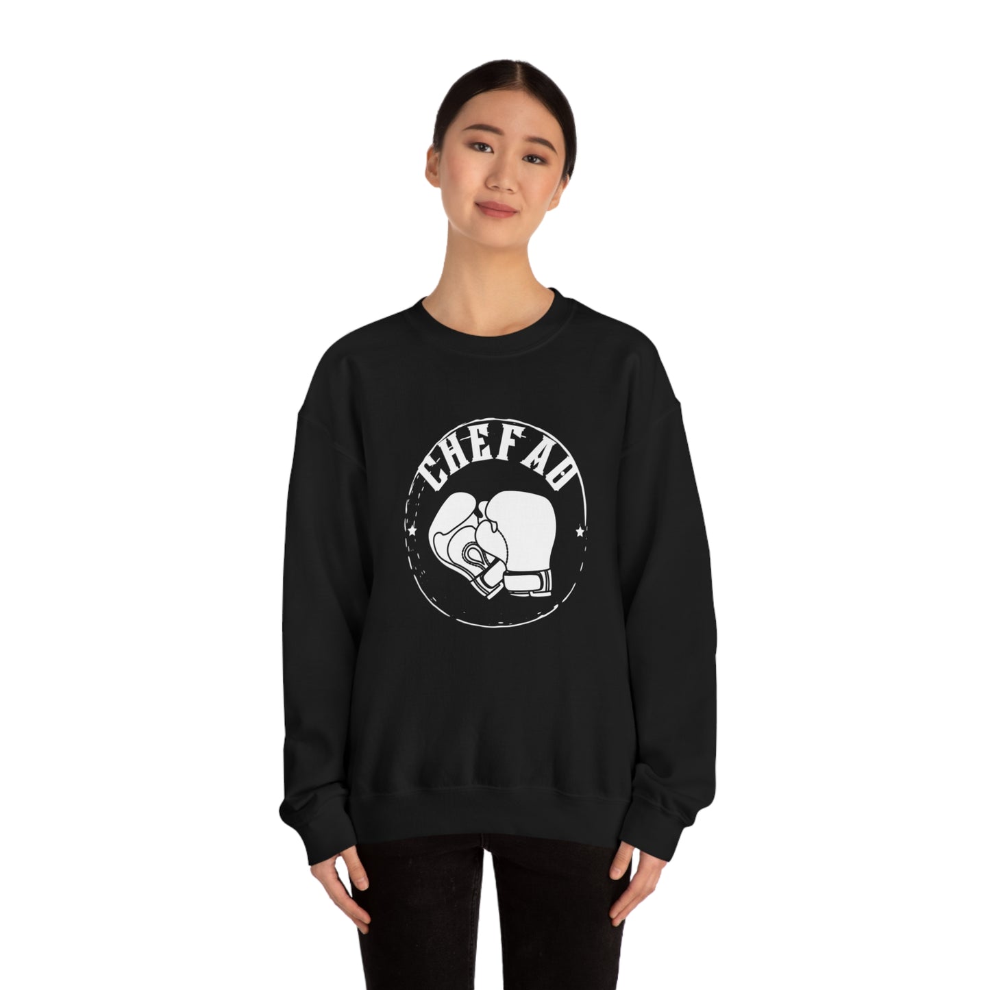Chefao Boxing I, Unisex Heavy Blend Crewneck Sweatshirt