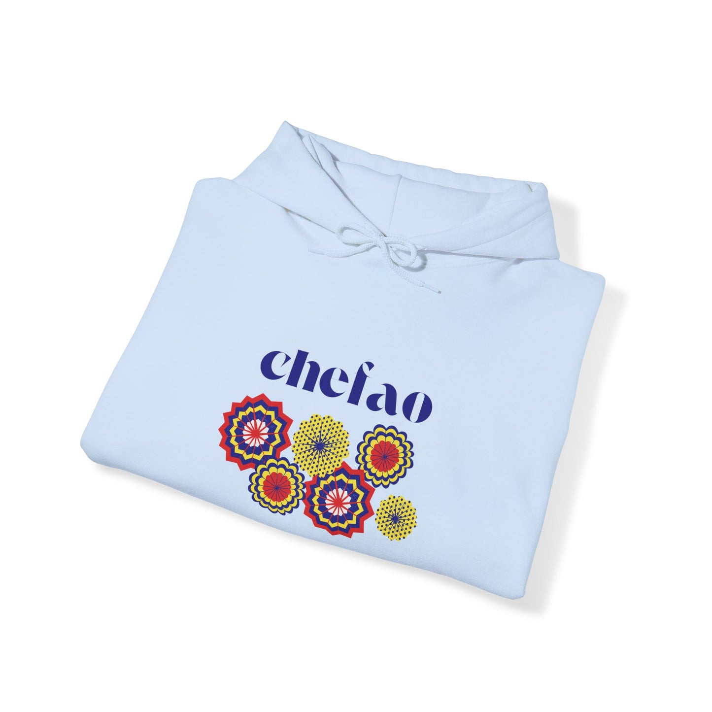 Chefao Paper Fans I, Unisex Heavy Blend Hooded Sweatshirt