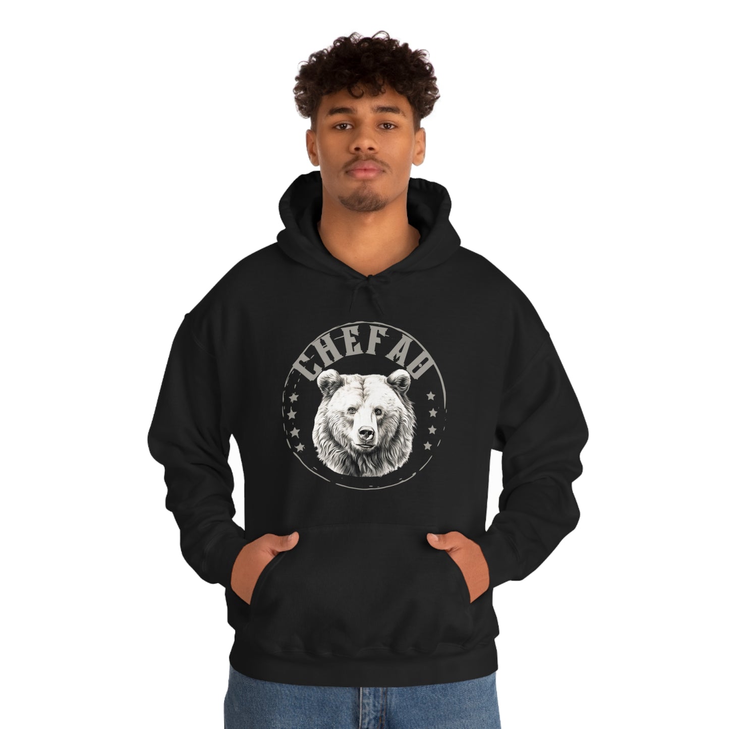Chefao Bear I, Unisex Heavy Blend Hooded Sweatshirt