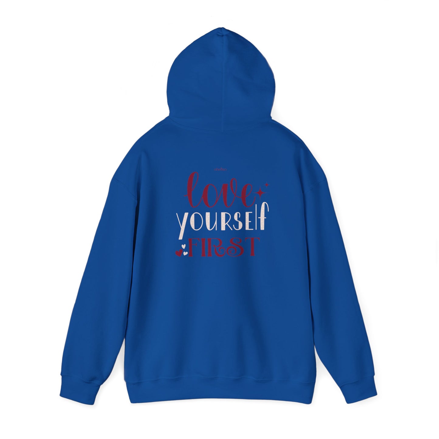 Love Yourself First I, Unisex Heavy Blend Hooded Sweatshirt