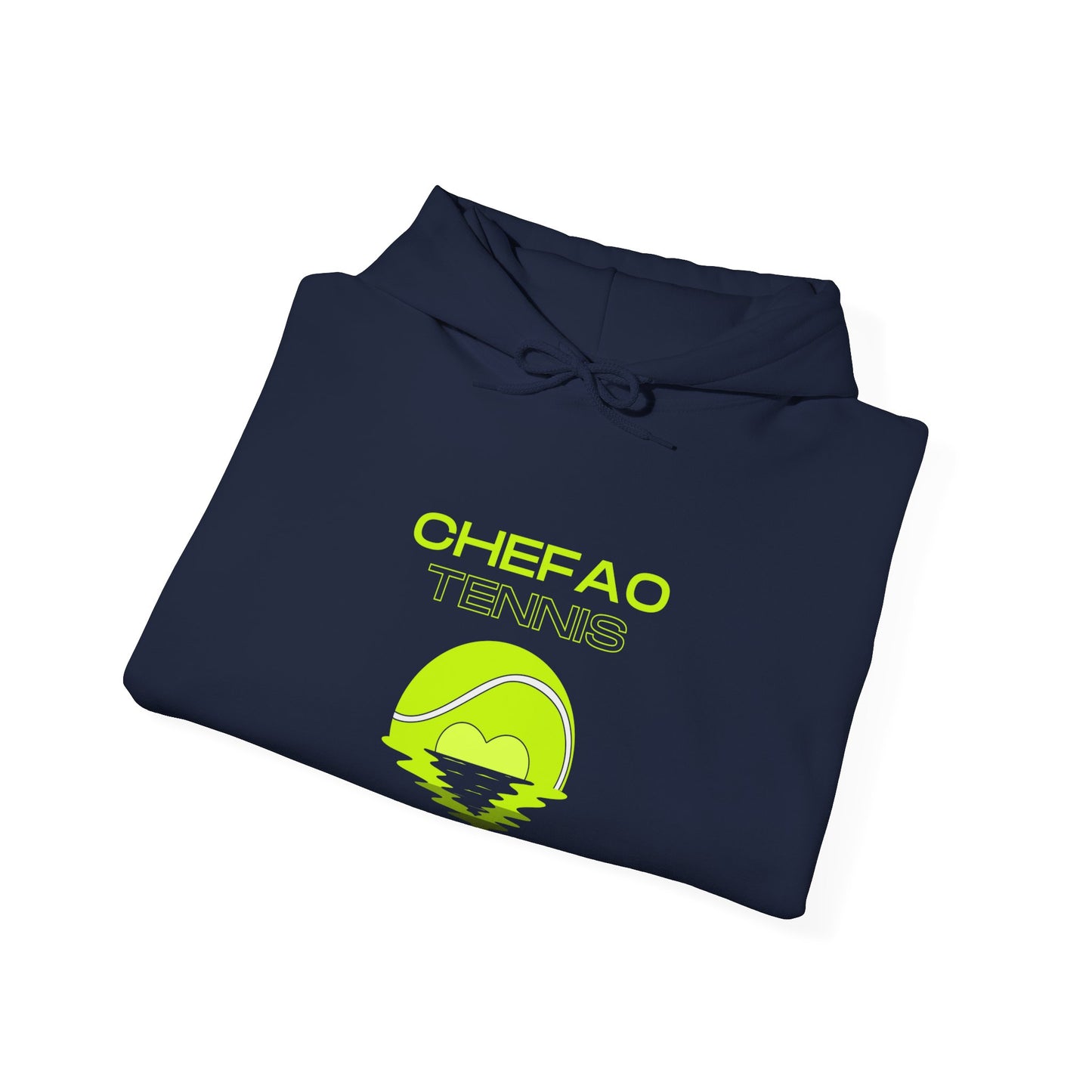 Chefao Tennis X, Unisex Heavy Blend Hooded Sweatshirt