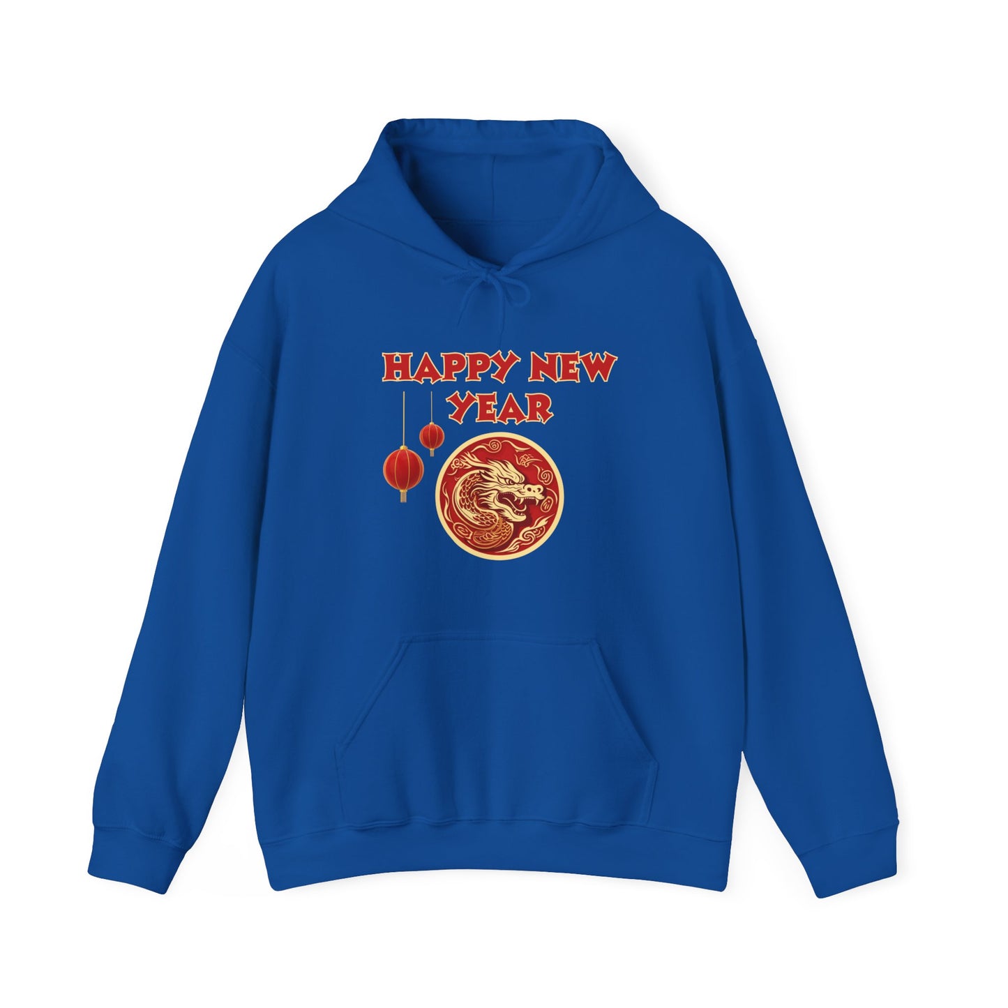 Year of the Dragon 2024, Unisex Heavy Blend Hooded Sweatshirt
