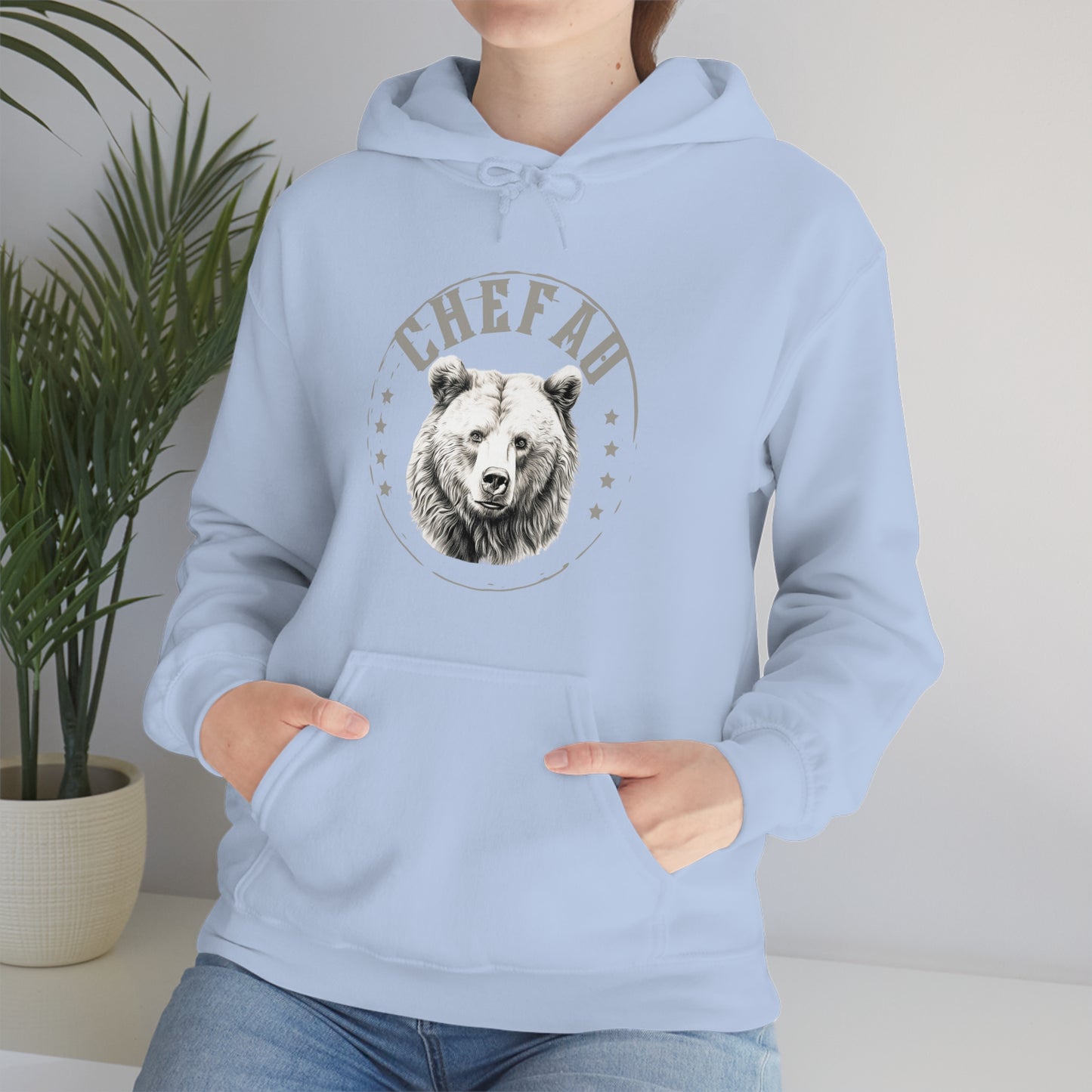 Chefao Bear I, Unisex Heavy Blend Hooded Sweatshirt