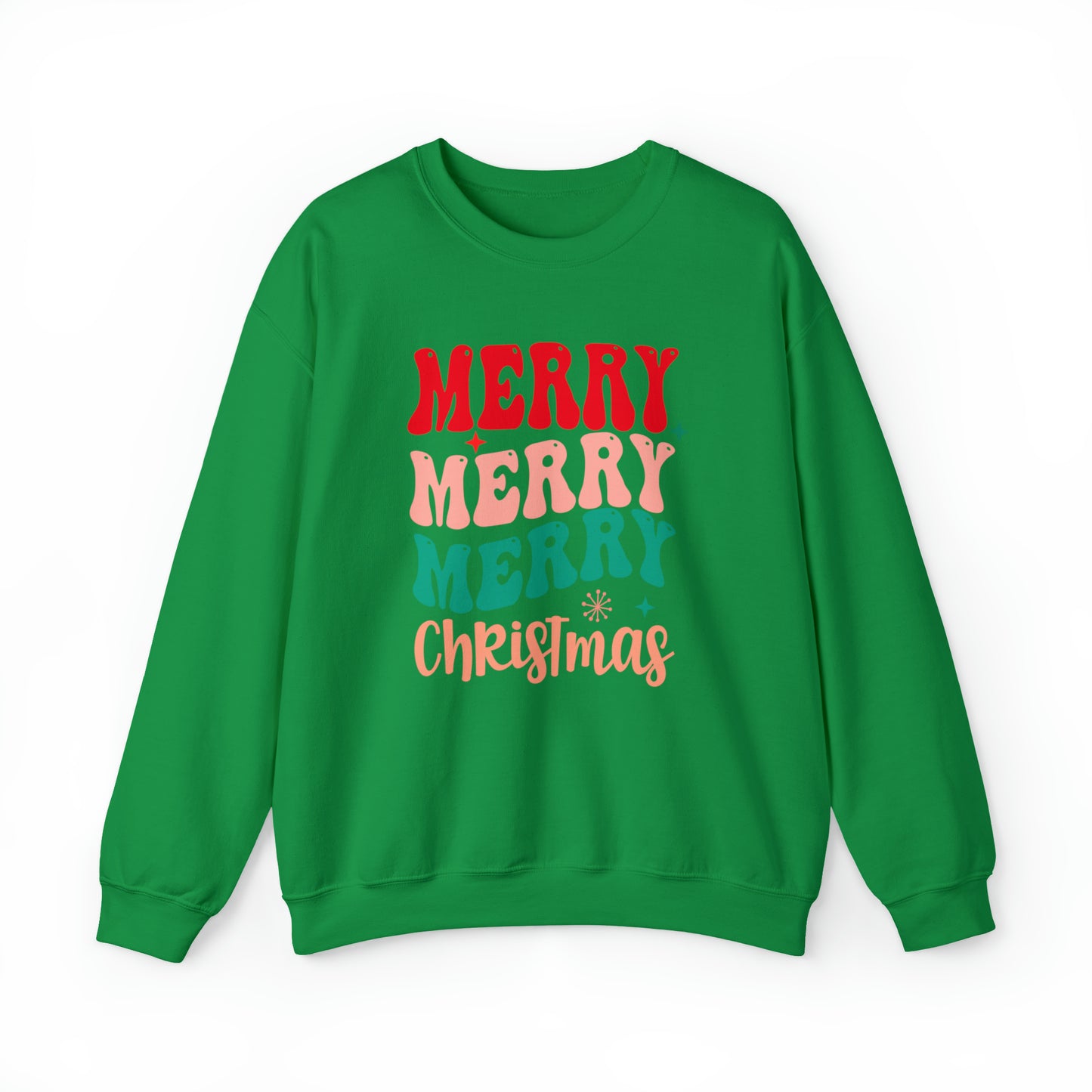 Merry Christmas II, Unisex Heavy Blend Crewneck Sweatshirt
