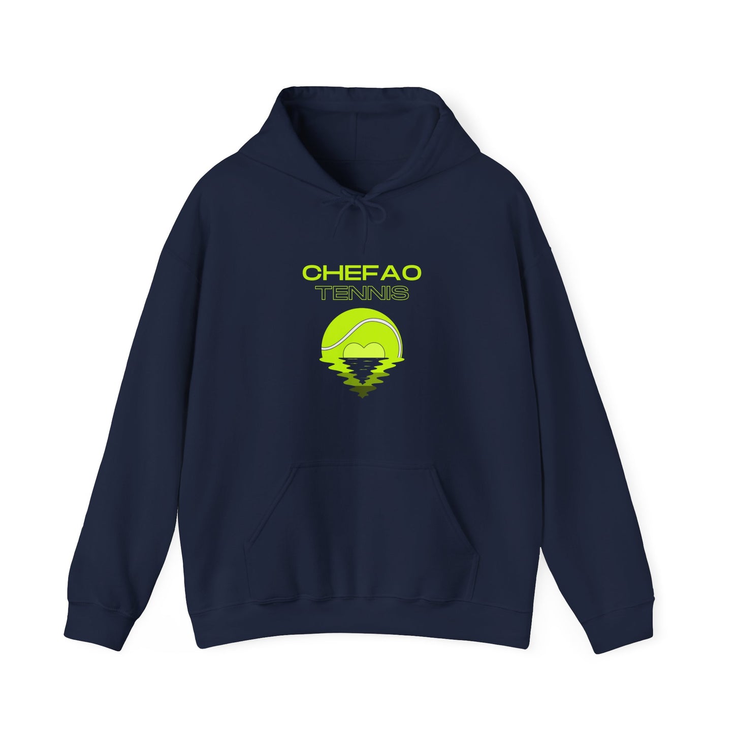 Chefao Tennis X, Unisex Heavy Blend Hooded Sweatshirt