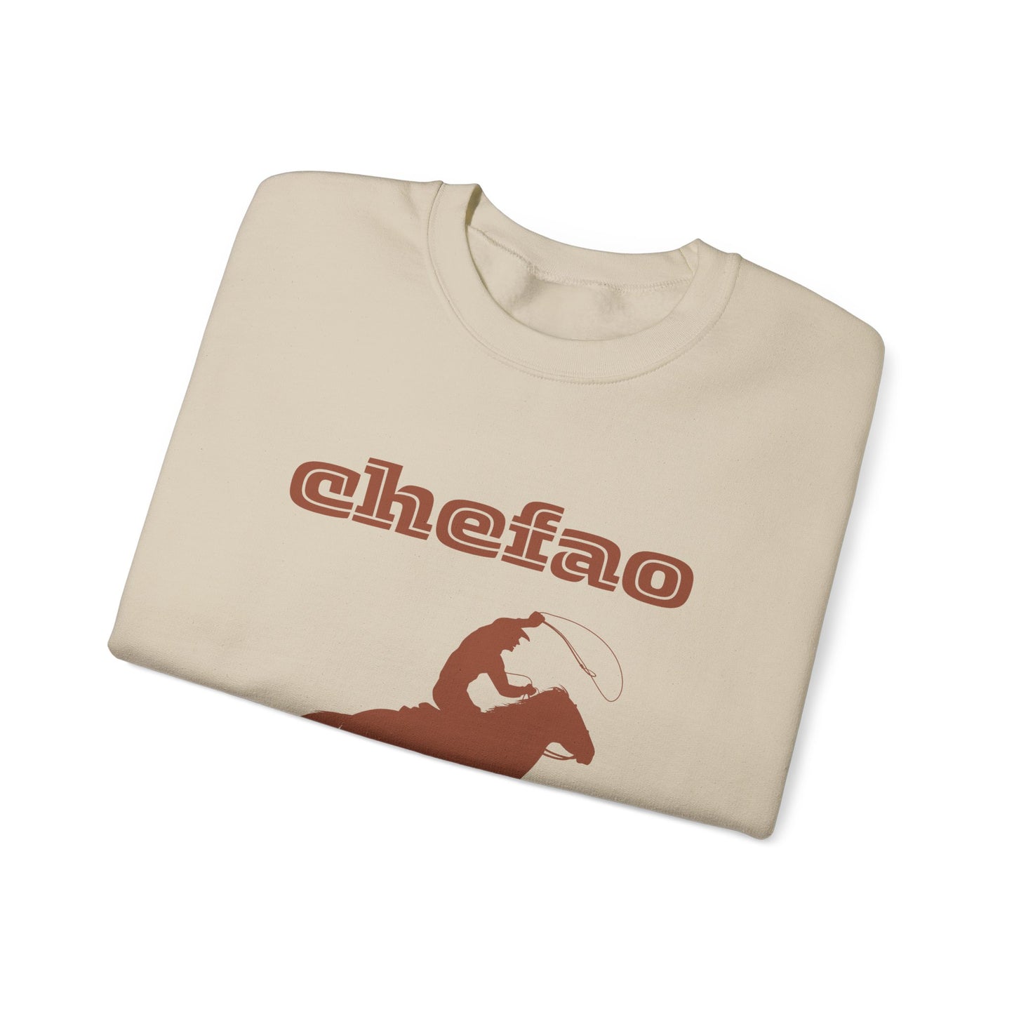 Chefao Cowboy III, Unisex Heavy Blend Crewneck Sweatshirt