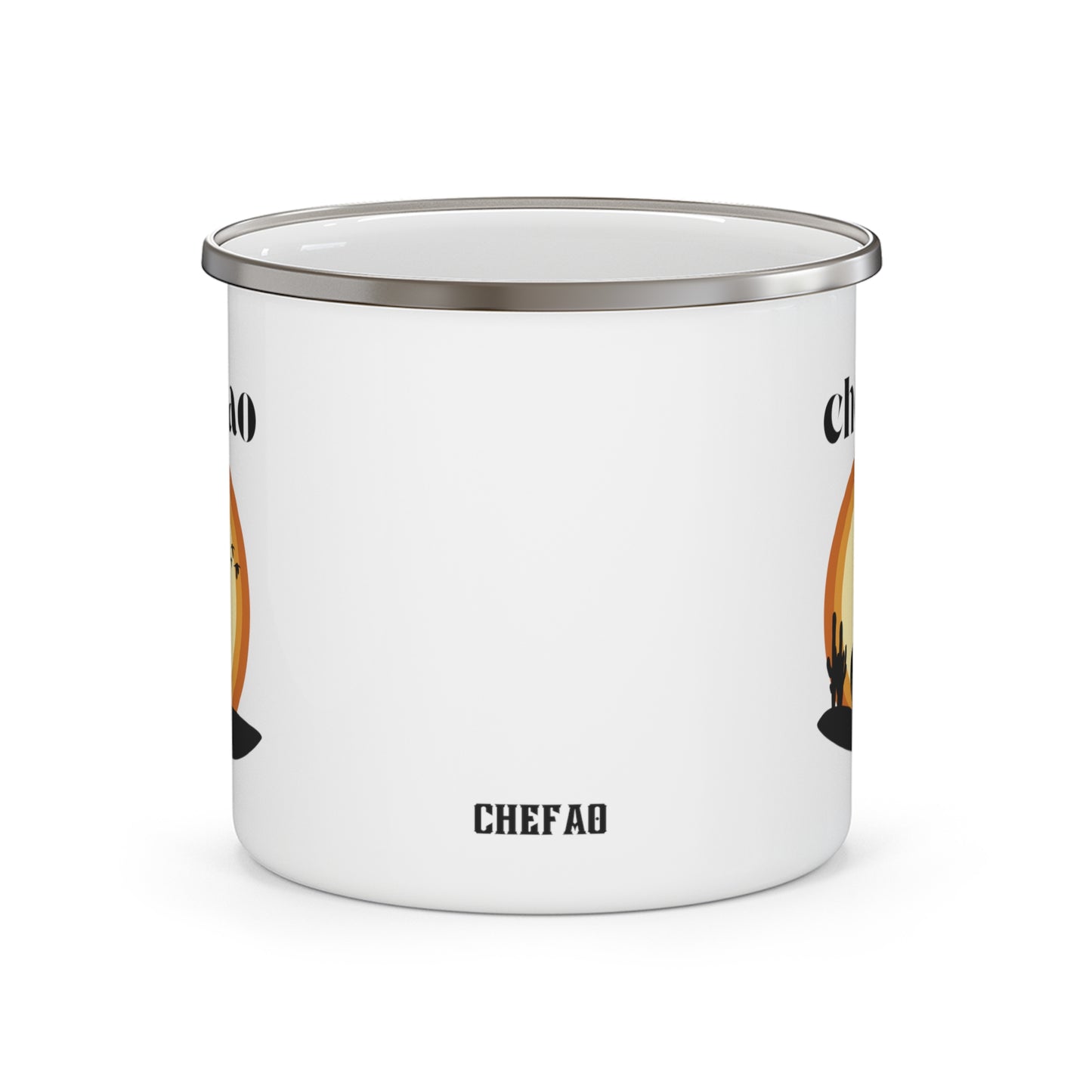 Chefao Cowboy VI, Enamel Camping Mug