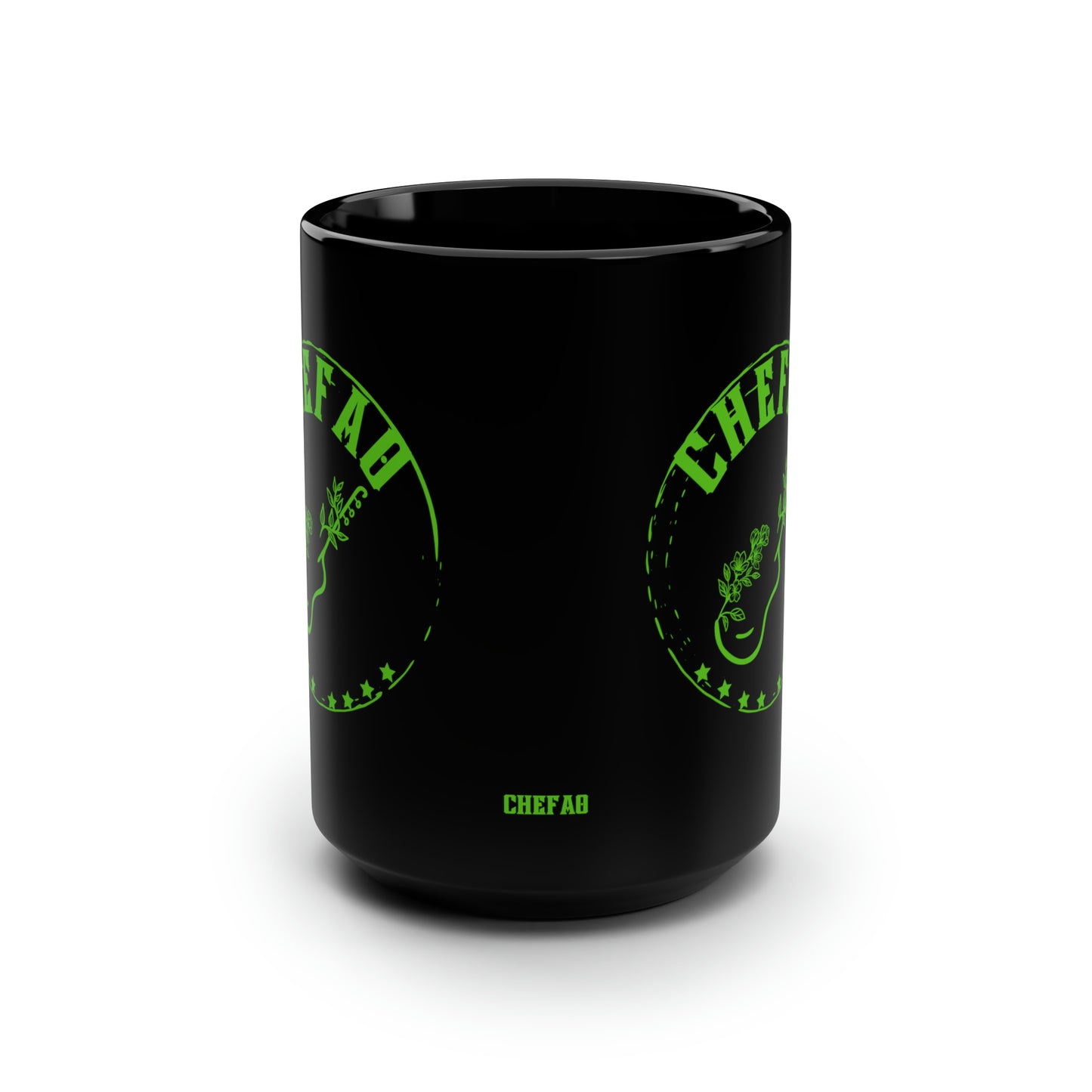 Chefao Guitar I, Black Mug, 15oz
