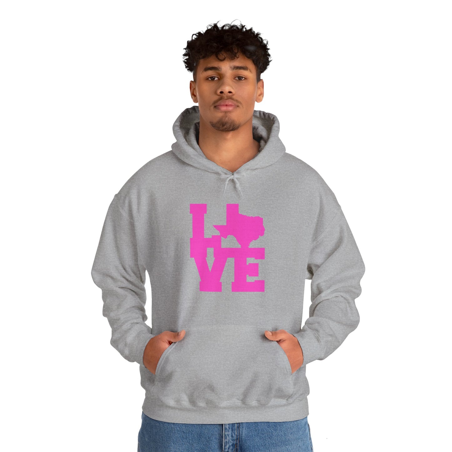 Chefao LoveTexas I, Unisex Heavy Blend Hooded Sweatshirt