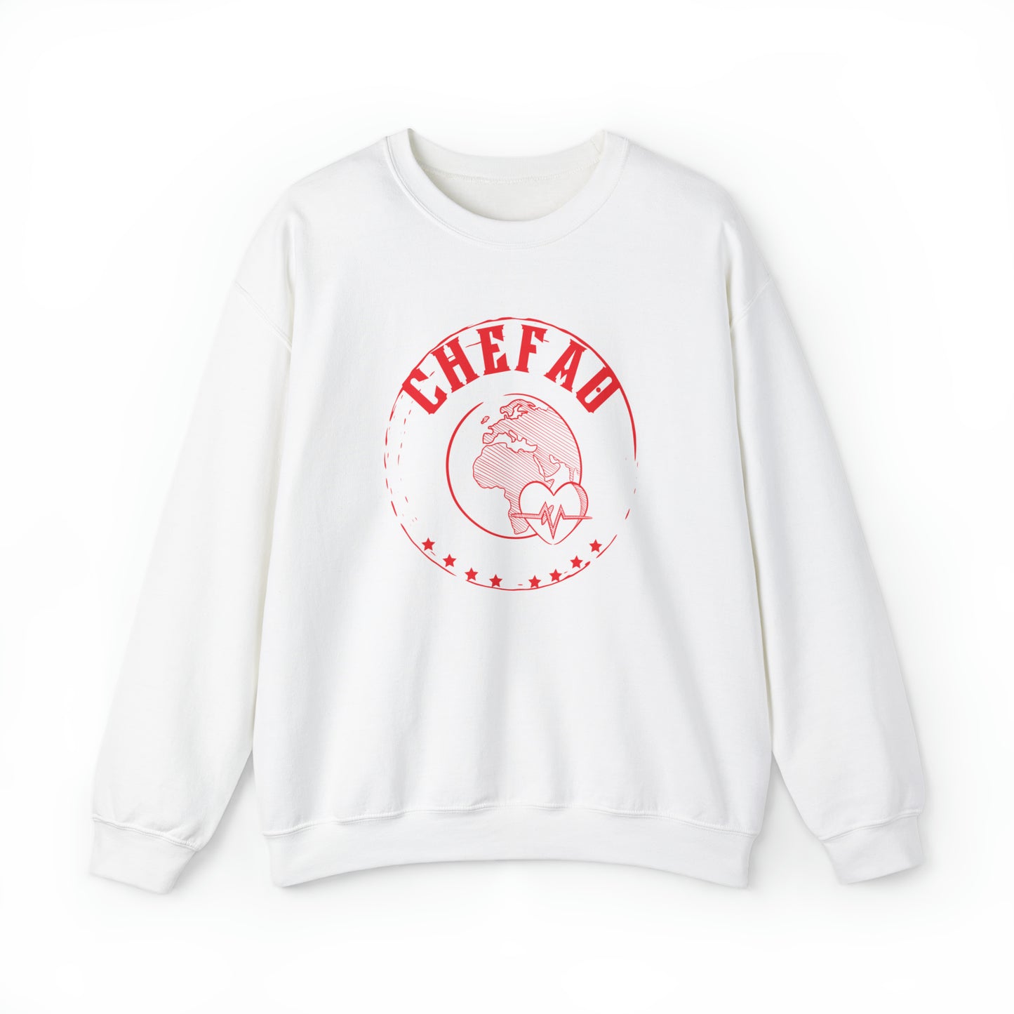 Chefao Travel I, Unisex Heavy Blend Crewneck Sweatshirt